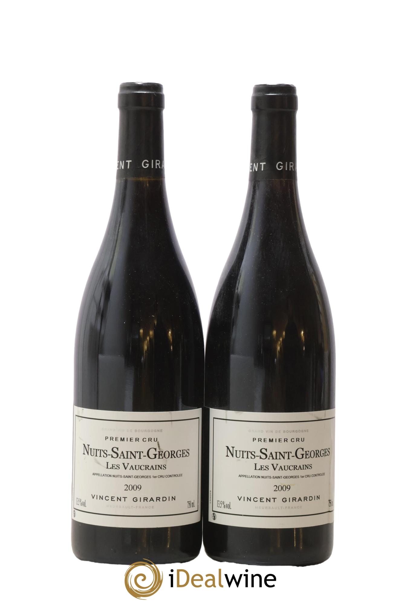 Nuits-Saint-Georges 1er Cru Les Vaucrains Vincent Girardin 2009 - Posten von 2 Flaschen - 0