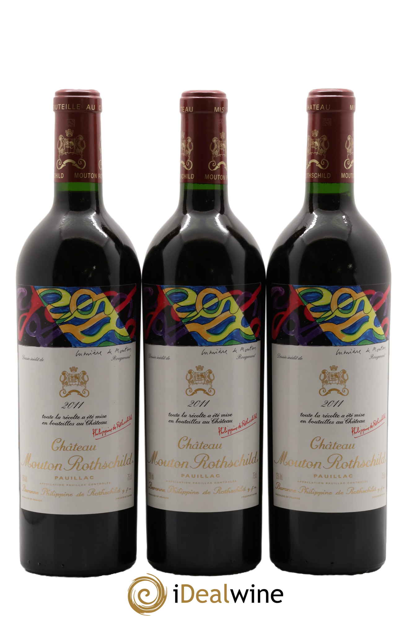 Château Mouton Rothschild 1er Grand Cru Classé 2011 - Lotto di 6 bottiglie - 1