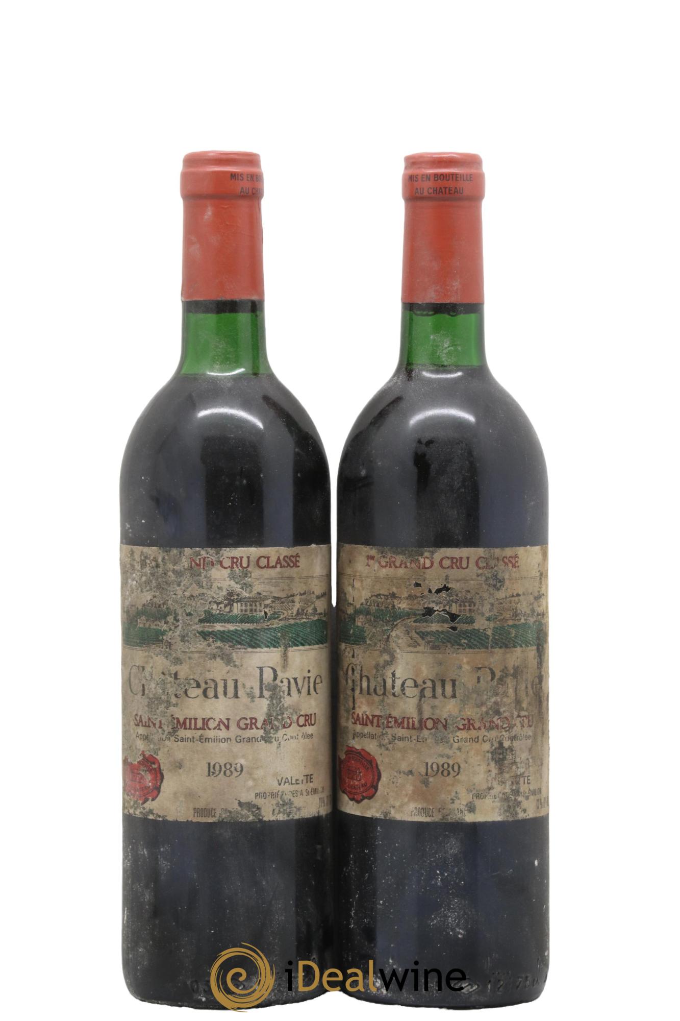 Château Pavie 1er Grand Cru Classé A 1989 - Lot of 2 bottles - 0