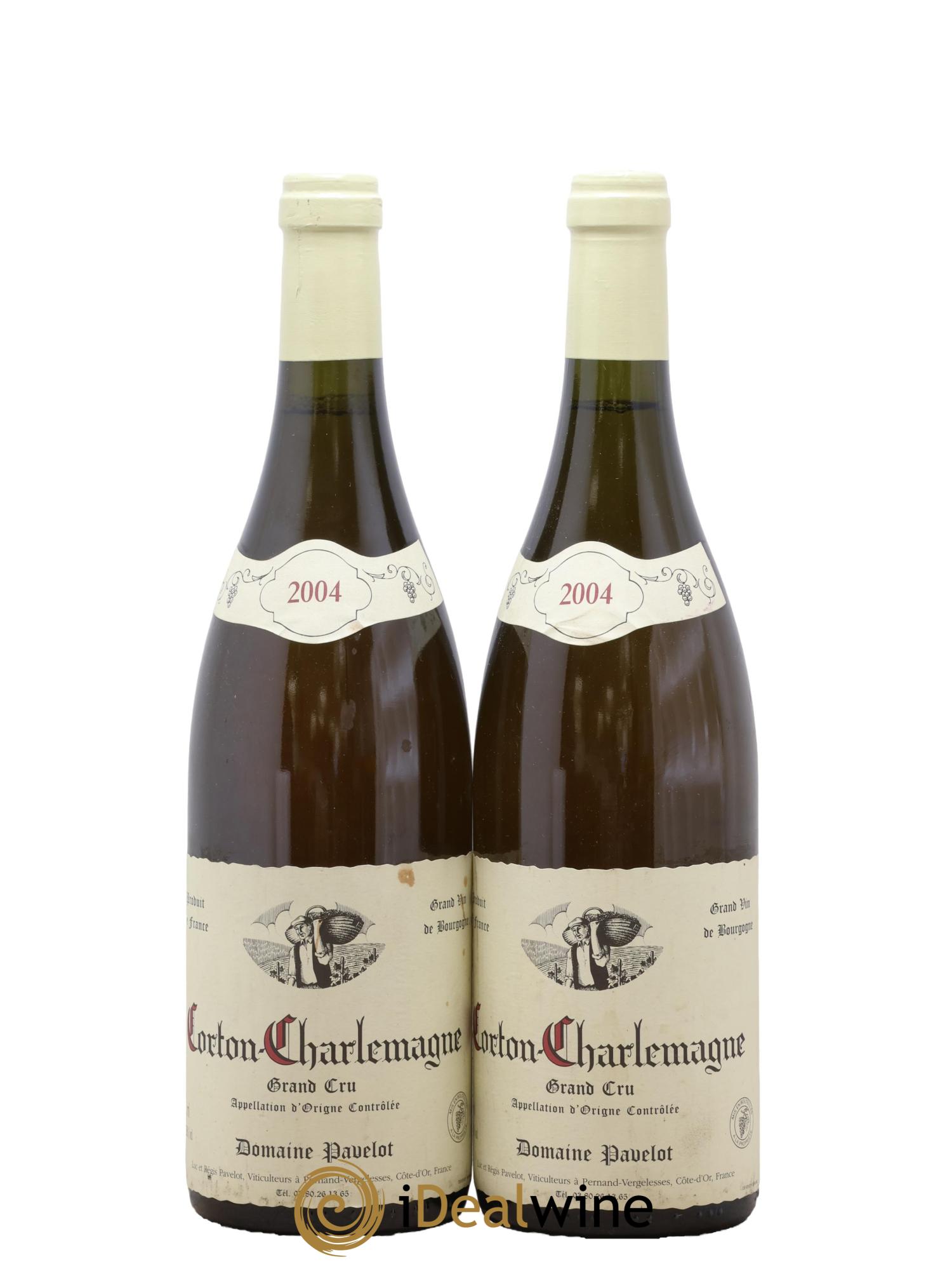 Corton-Charlemagne Grand Cru Pavelot (Domaine) 2004 - Posten von 2 Flaschen - 0