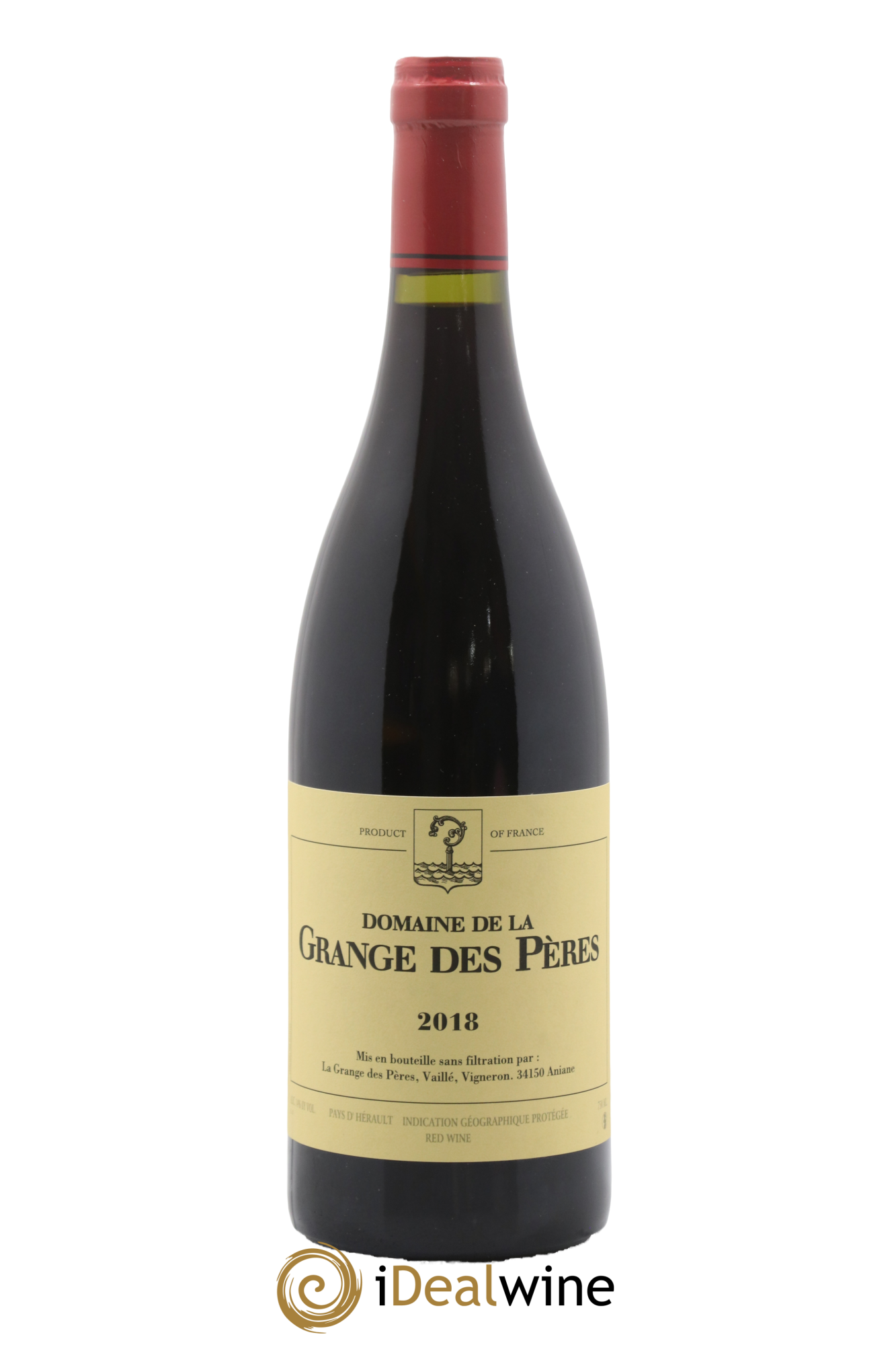 Pays d'Hérault Grange des Pères Laurent Vaillé 2018 - Lot de 1 bouteille - 0