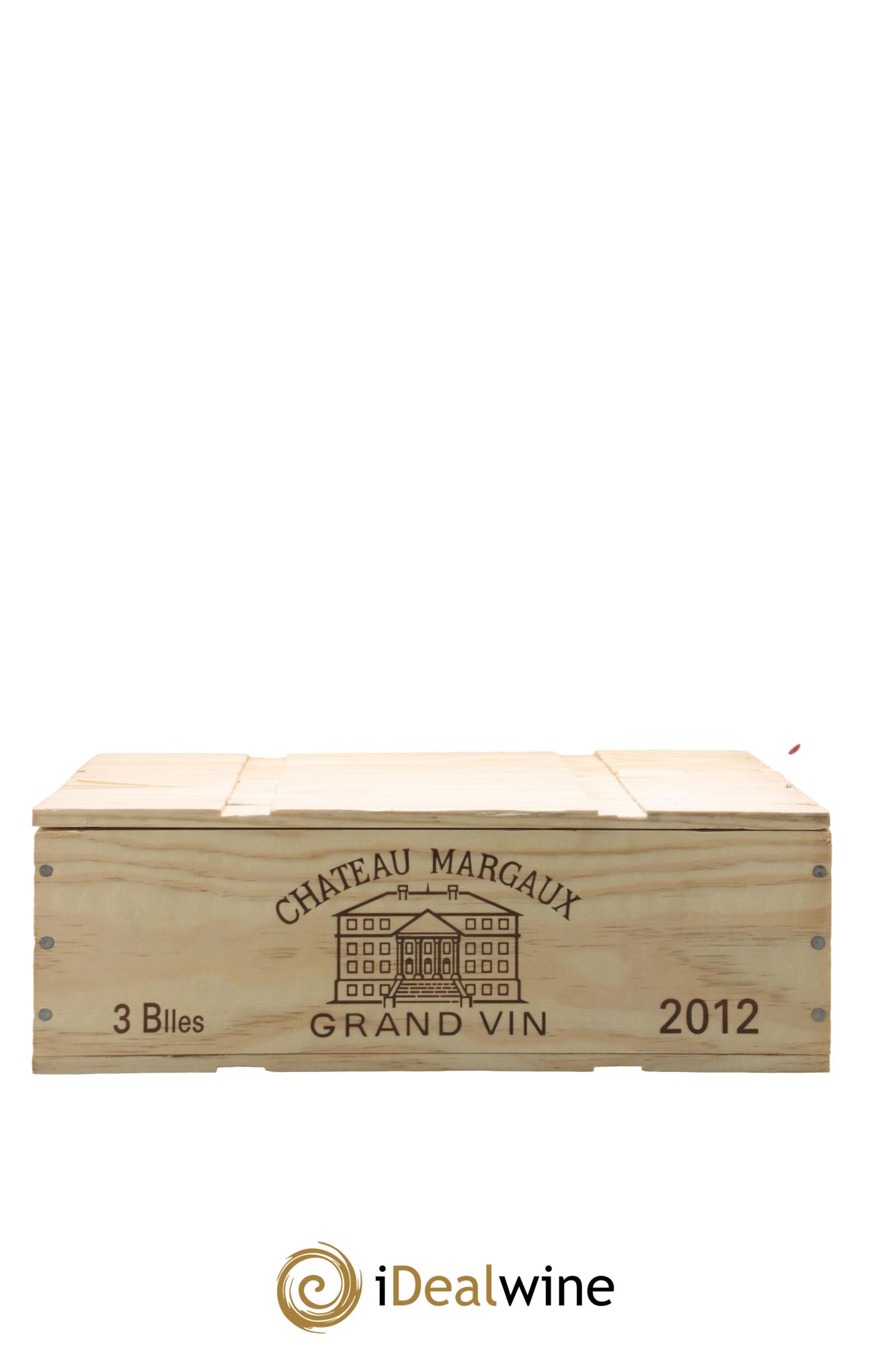 Château Margaux 1er Grand Cru Classé 2012 - Lot of 3 bottles - 3