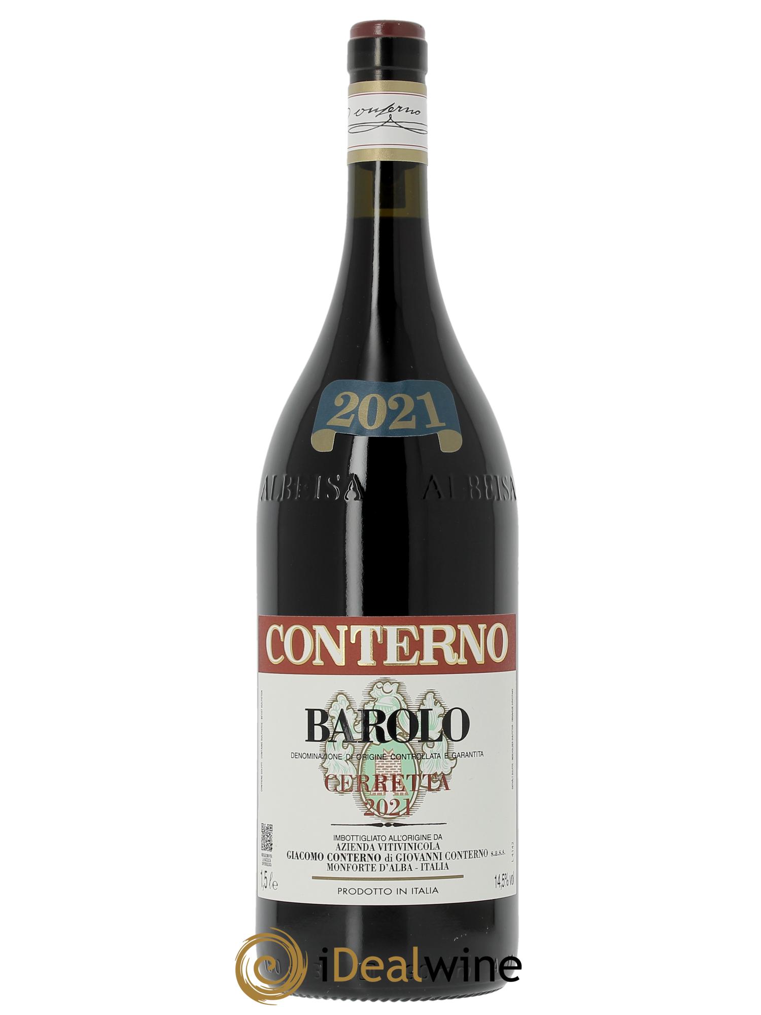 Barolo DOCG Cerretta Giacomo Conterno  2021 - Lot de 1 magnum - 1