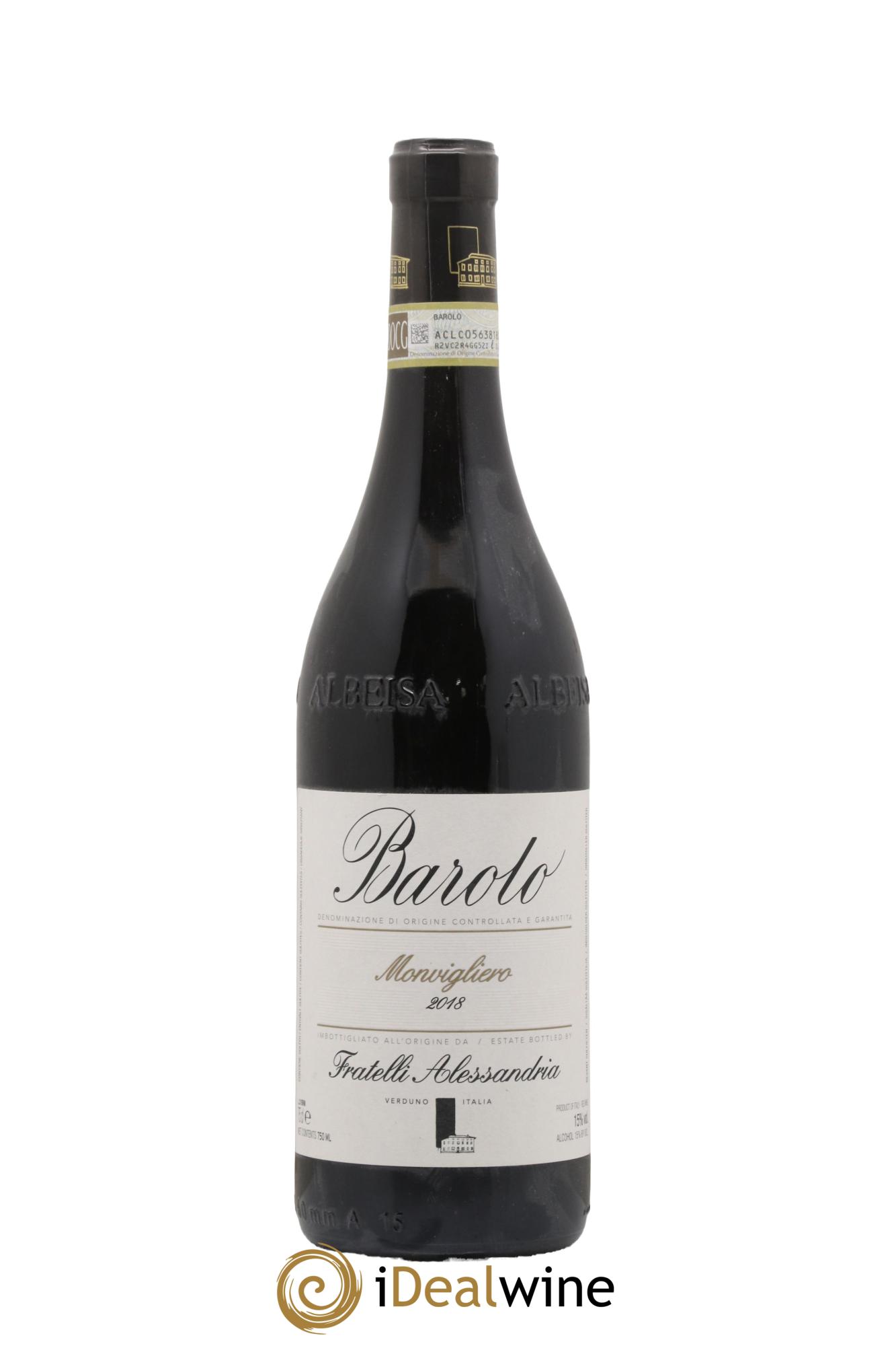 Barolo DOCG Monvigliero Fratelli Alessandria 2018 - Lotto di 1 bottiglia - 0