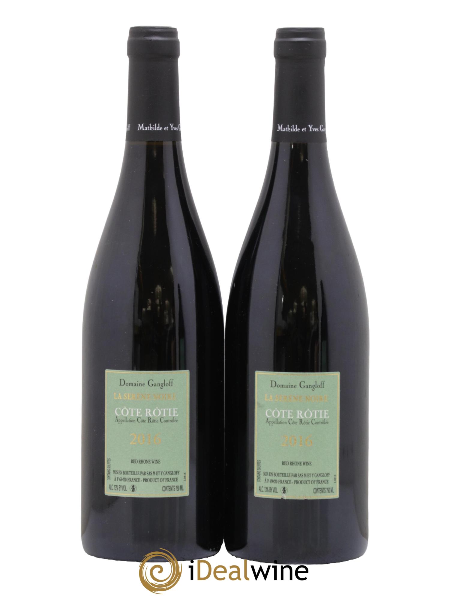 Côte-Rôtie La Sereine Noire Gangloff (Domaine) 2016 - Lotto di 2 bottiglie - 1