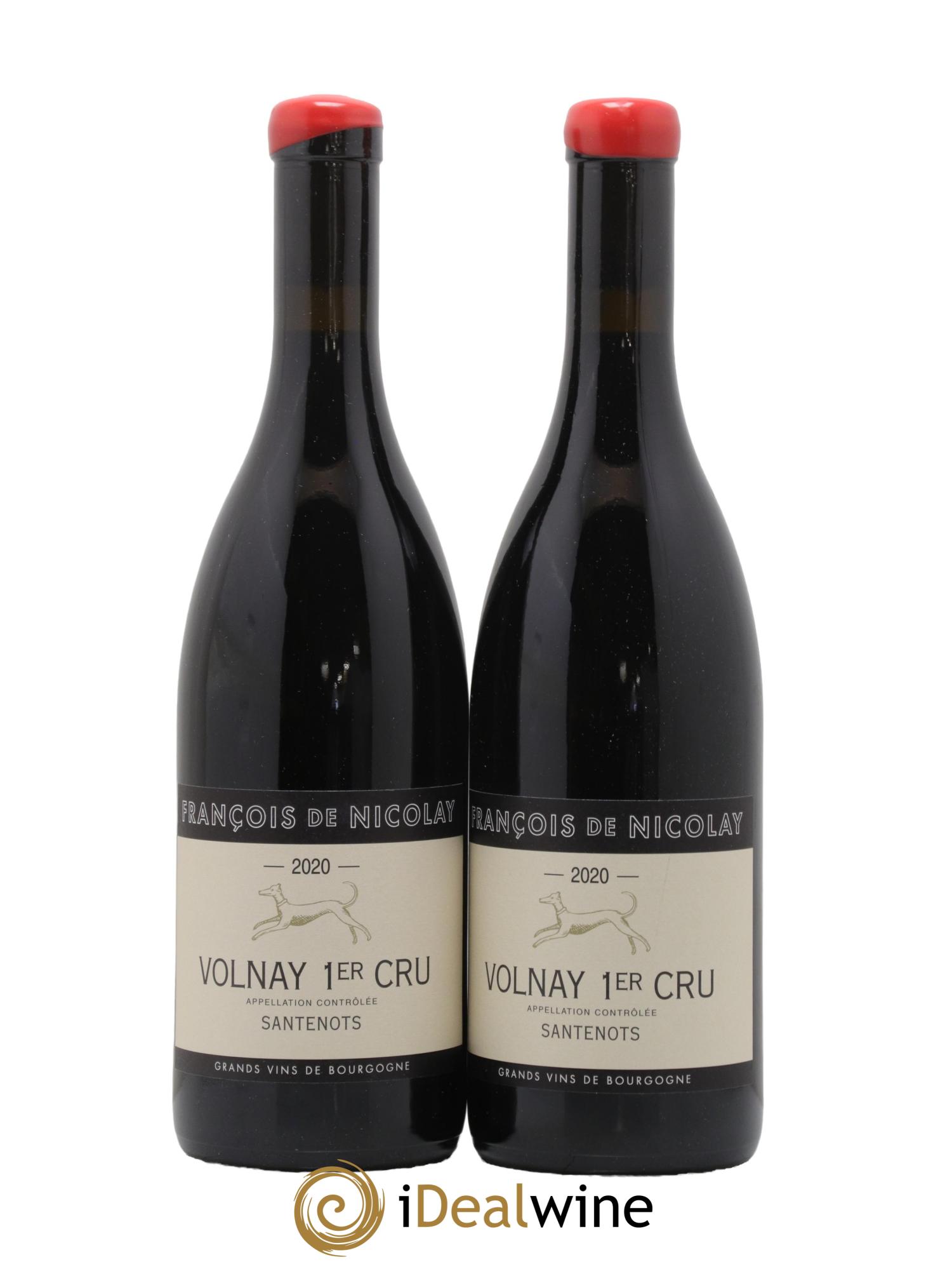 Volnay 1er Cru Santenots François de Nicolay 2020 - Lot de 2 bouteilles - 0