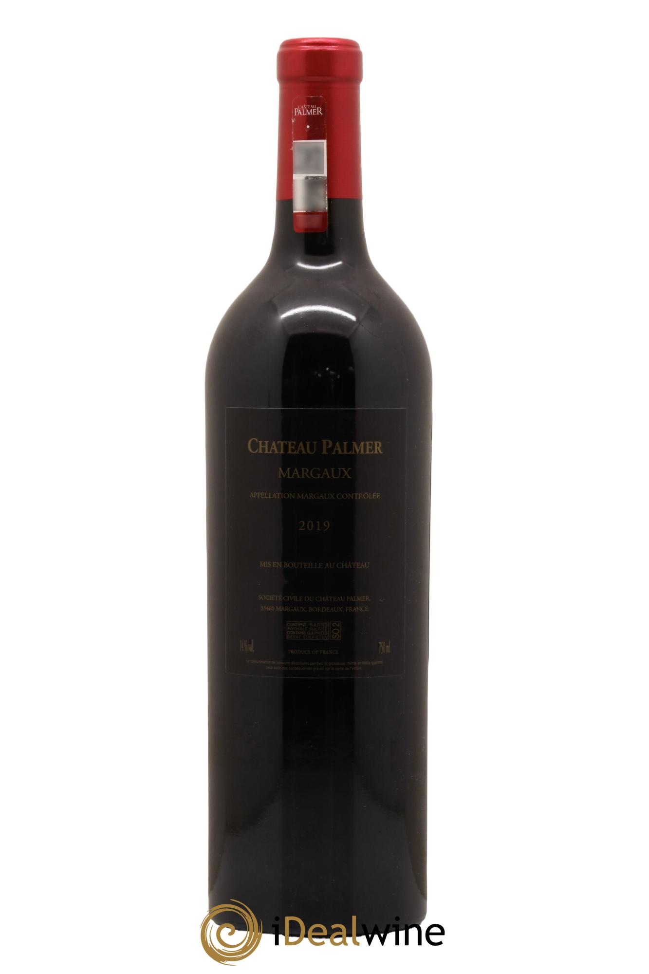 Château Palmer 3ème Grand Cru Classé 2019 - Lot de 1 bouteille - 1