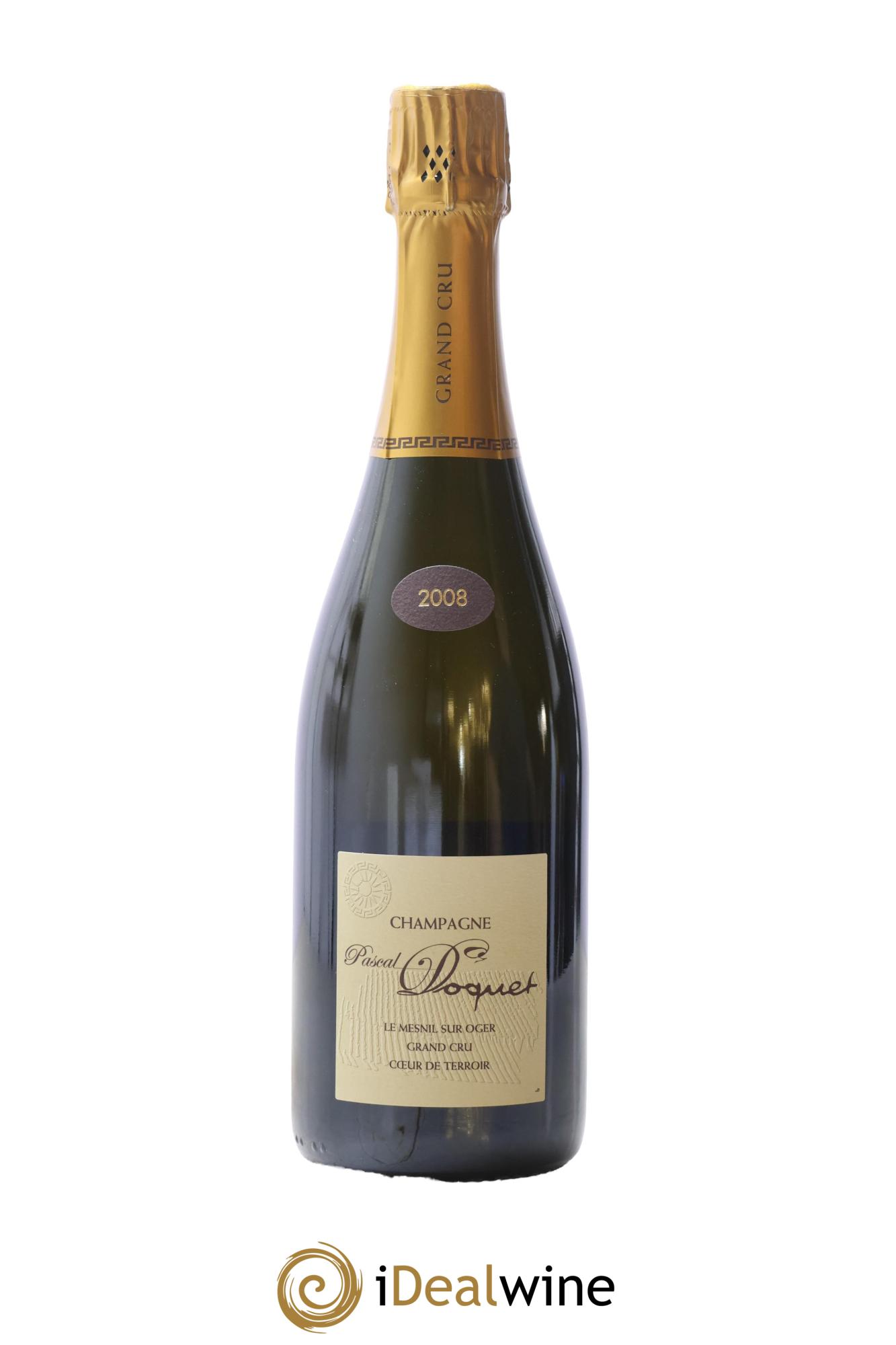 Champagne Mesnil Grand Cru Cœur de terroir Doquet Pascal 2008 - Lote de 1 botella - 0