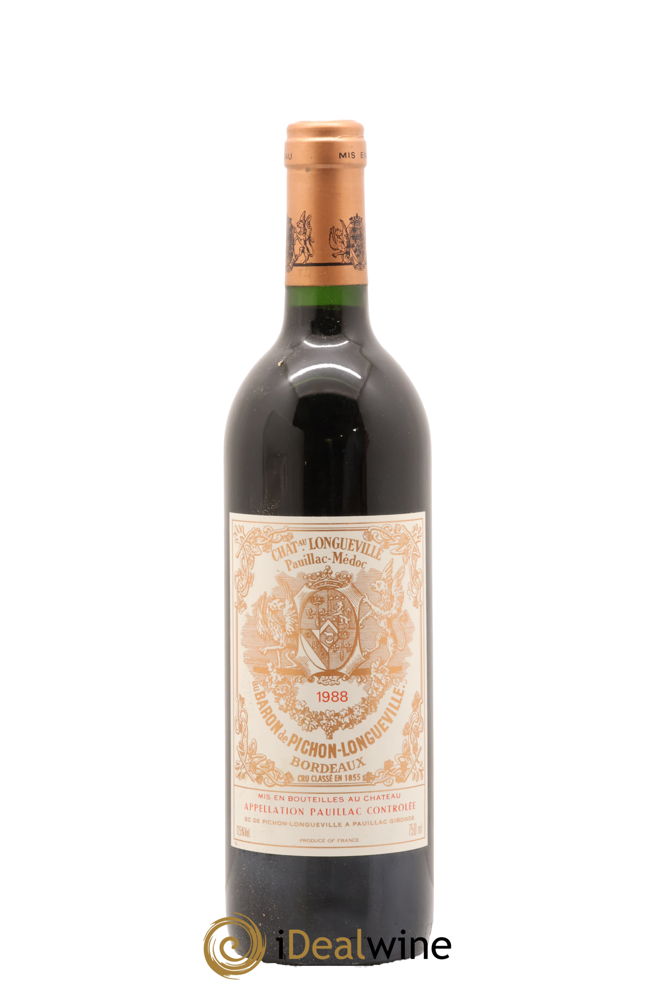 Pichon Longueville Baron 2ème Grand Cru Classé 1988 - Lot of 1 bottle - 0