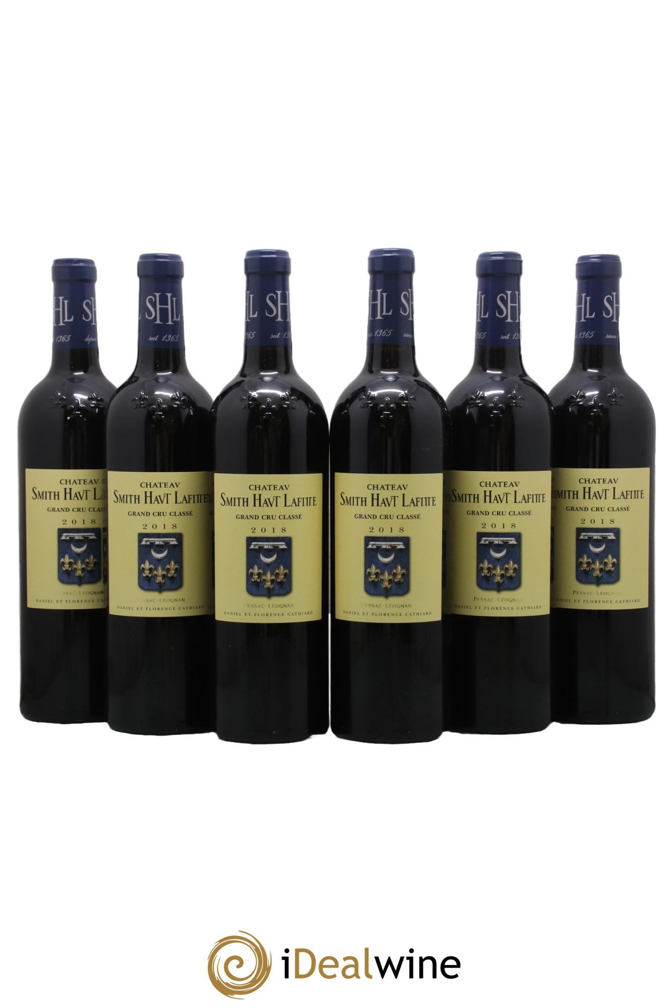 Château Smith Haut Lafitte Cru Classé de Graves 2018 - Lotto di 6 bottiglie - 0