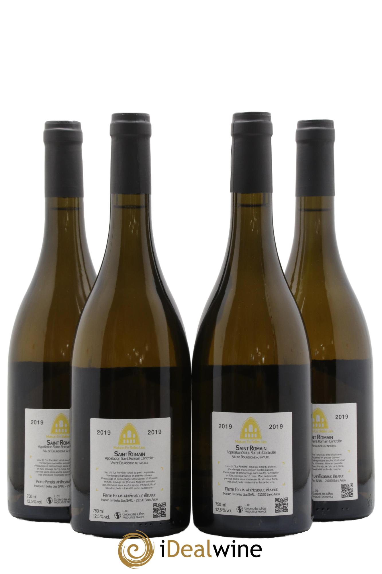 Saint-Romain Maison En Belles Lies 2019 - Posten von 4 Flaschen - 1