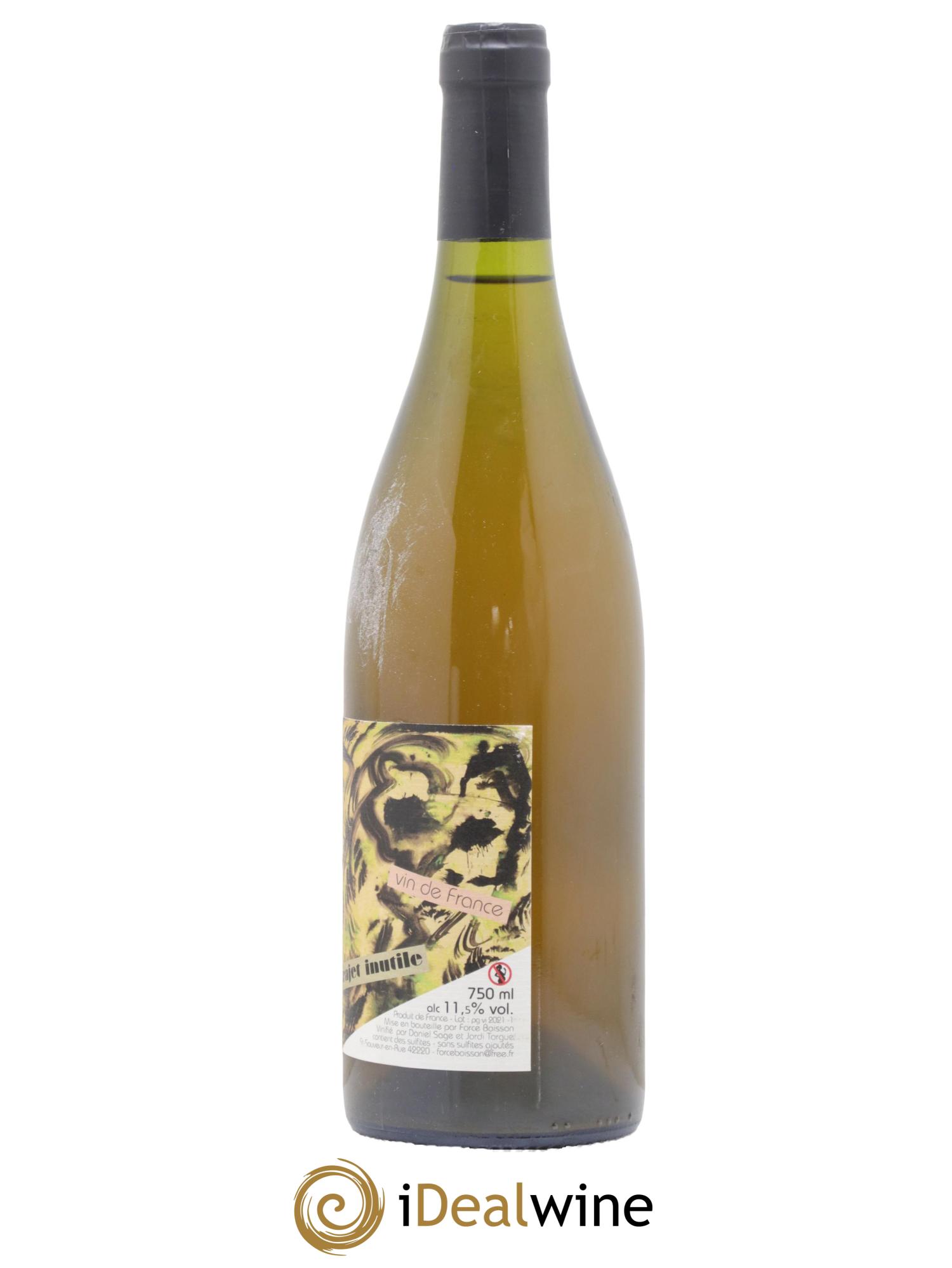 Vin de France Trajet inutile Daniel Sage 2020 - Lot de 1 bouteille - 1