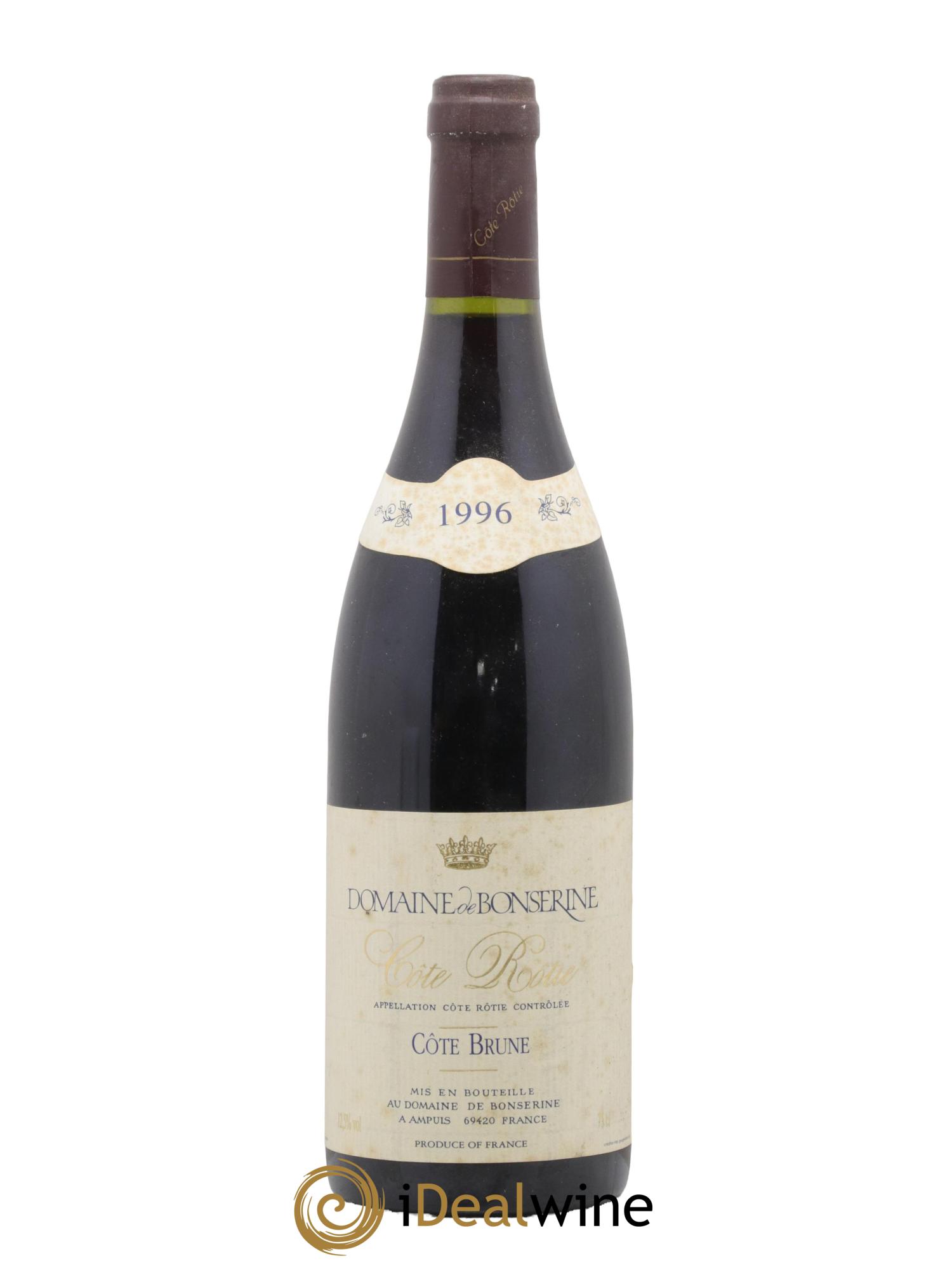 Côte-Rôtie Côte Brune Domaine de Bonserine 1996 - Lot de 1 bouteille - 0