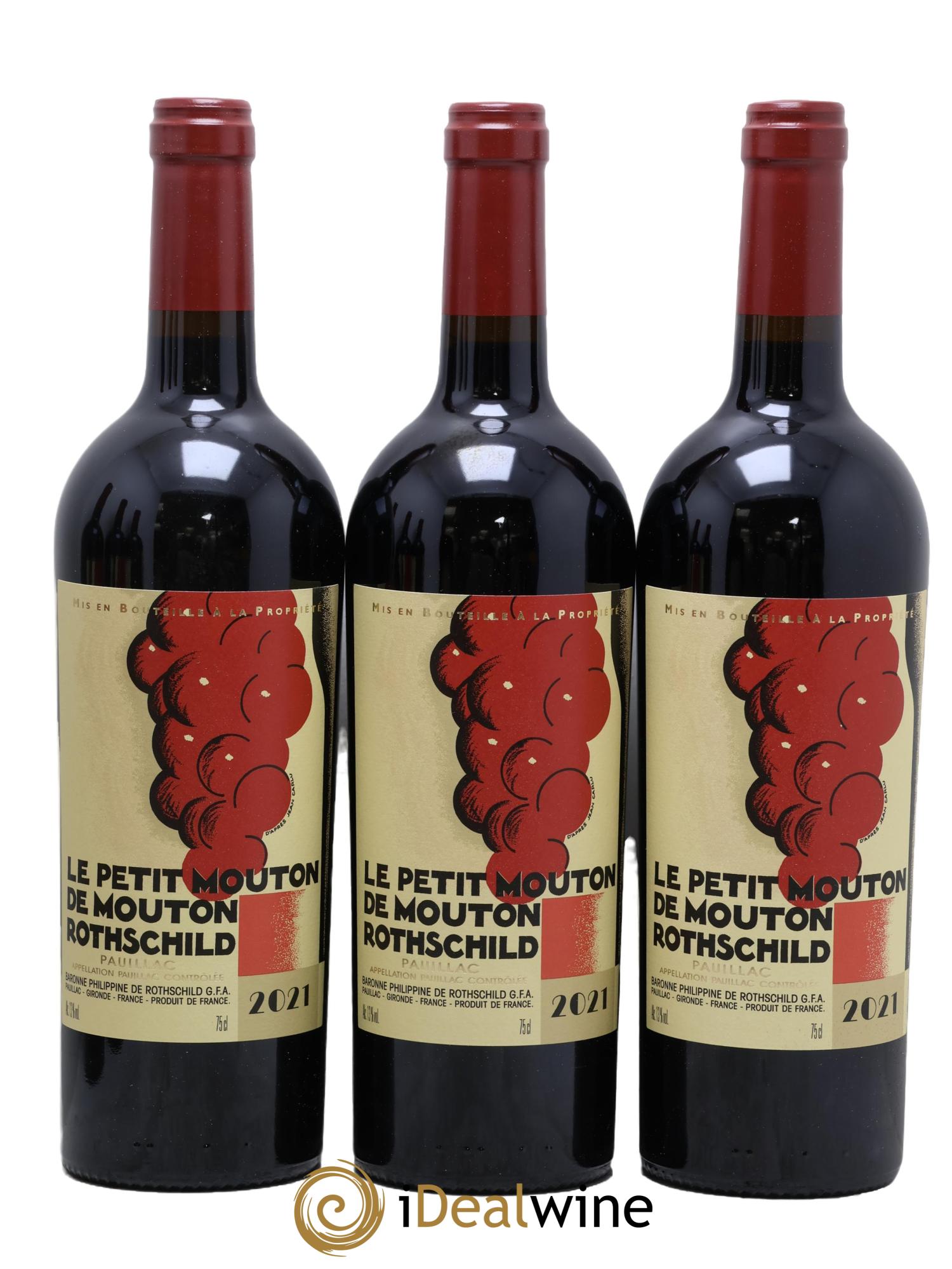 Petit Mouton Second Vin 2021 - Lotto di 6 bottiglie - 1