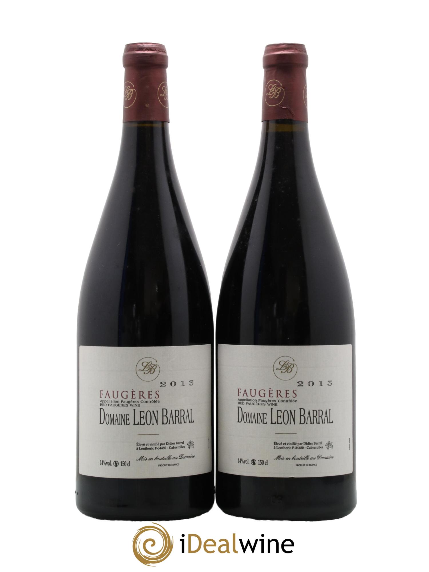 Faugères Domaine Léon Barral 2013 - Lot de 2 magnums - 0