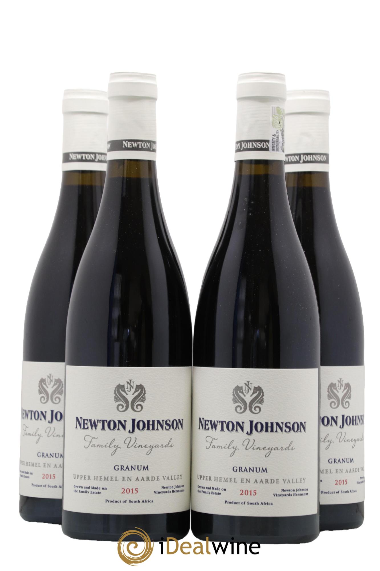 Afrique du Sud Granum Newton Johnson 2015 - Lot de 4 bouteilles - 0
