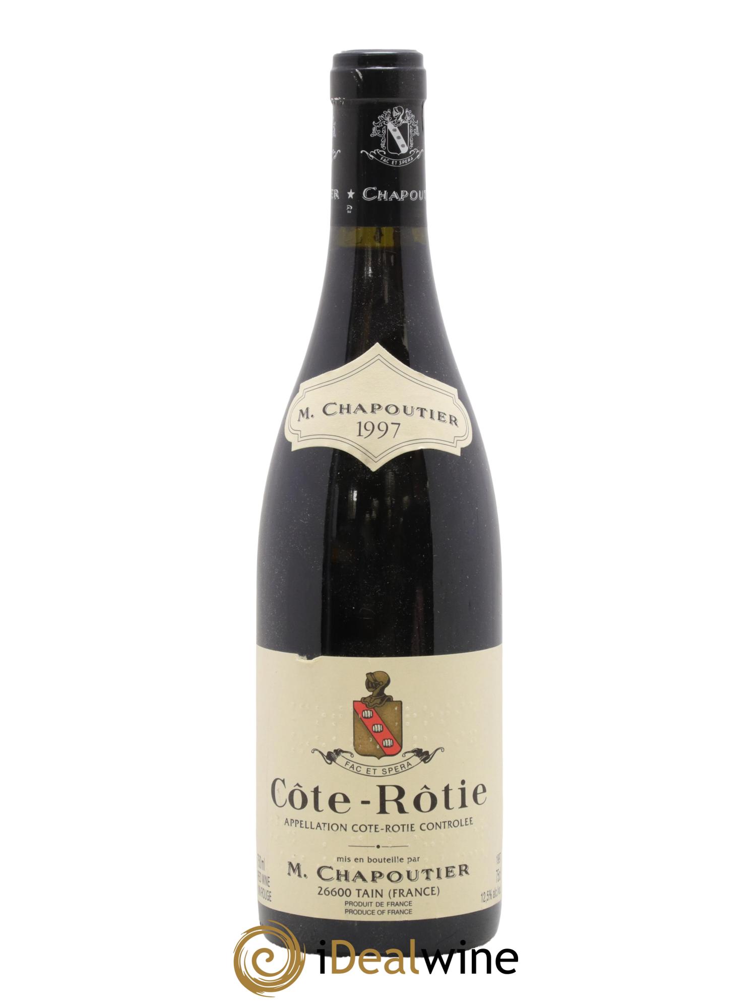 Côte-Rôtie Chapoutier 1997 - Lot de 1 bouteille - 0