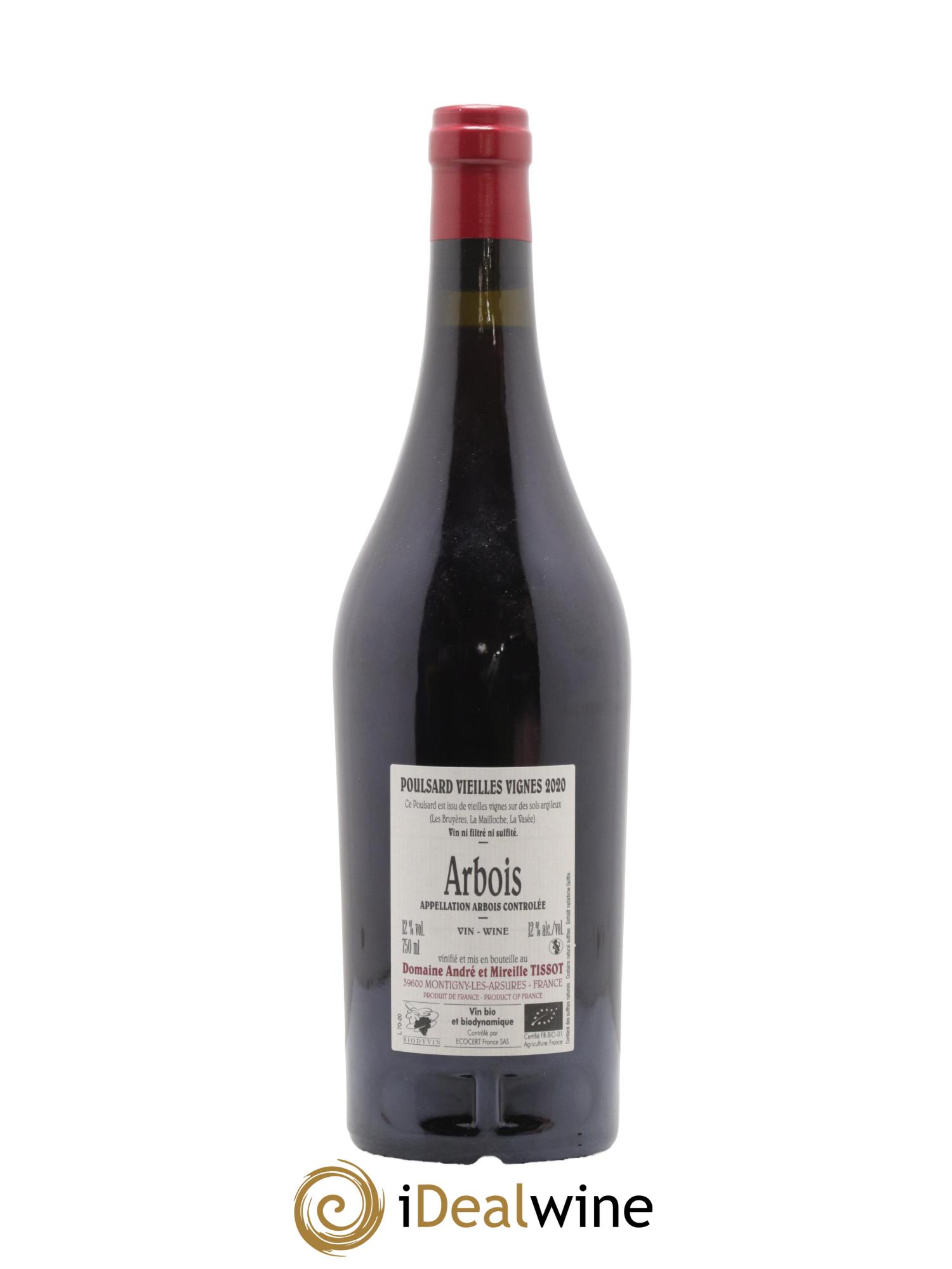 Arbois Poulsard Vieilles Vignes Bénédicte et Stéphane Tissot 2020 - Lotto di 1 bottiglia - 1