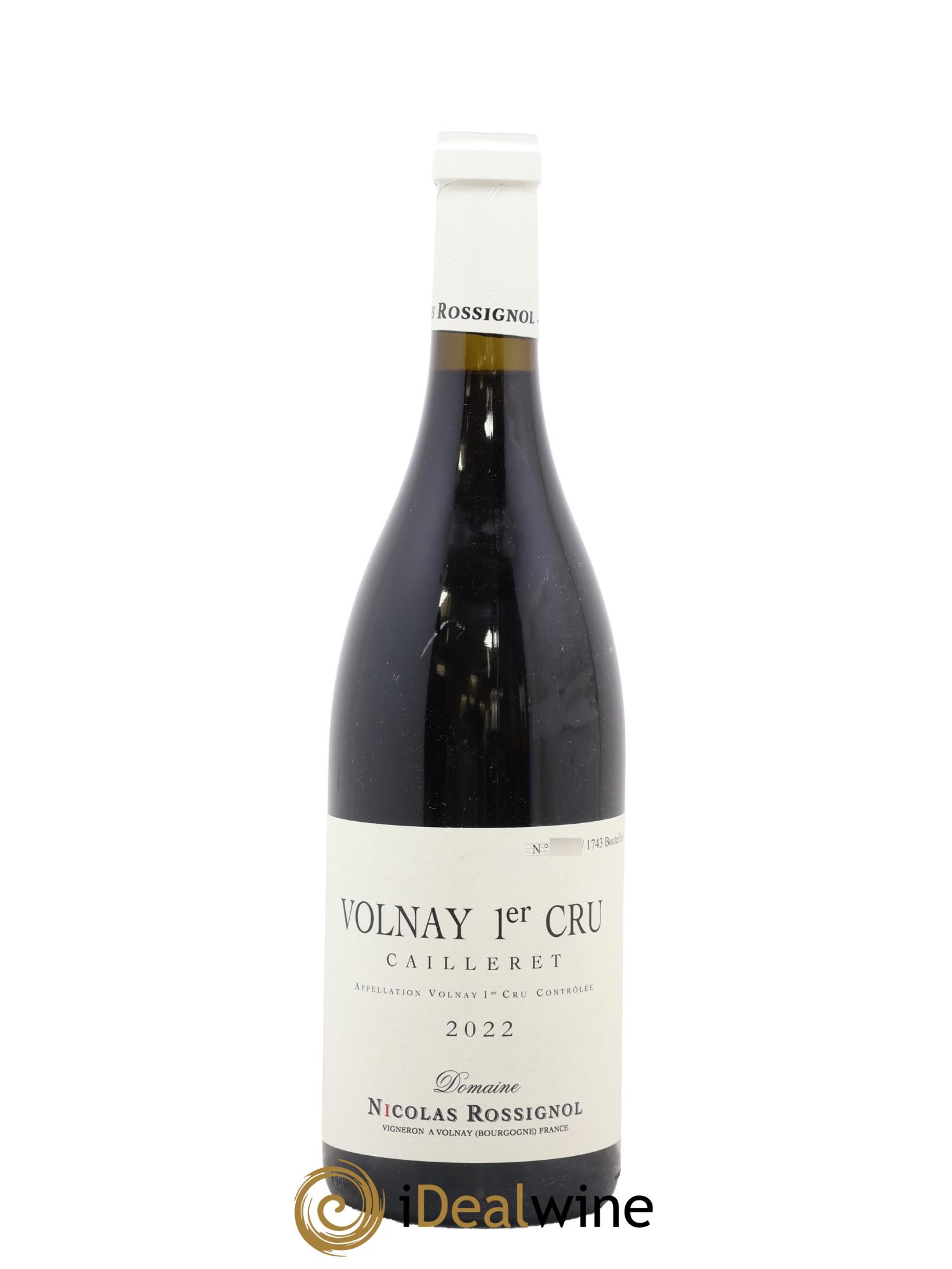 Volnay 1er Cru Caillerets Nicolas Rossignol 2022 - Posten von 1 Flasche - 0