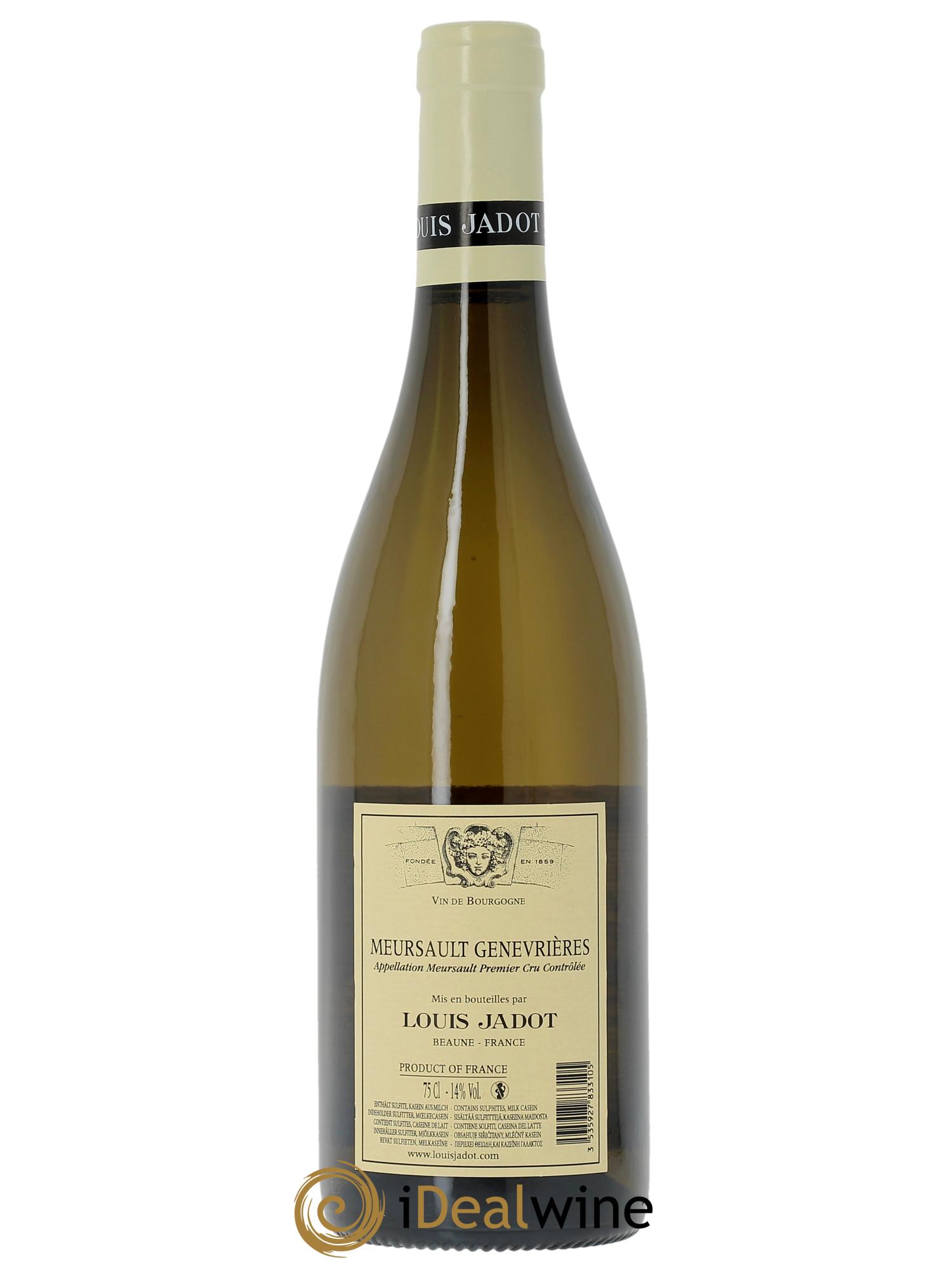 Meursault 1er Cru Les Genevrières Domaine Louis Jadot (Cassetta in legno a partire da 3 bt) 2023 - Lotto di 1 bottiglia - 1