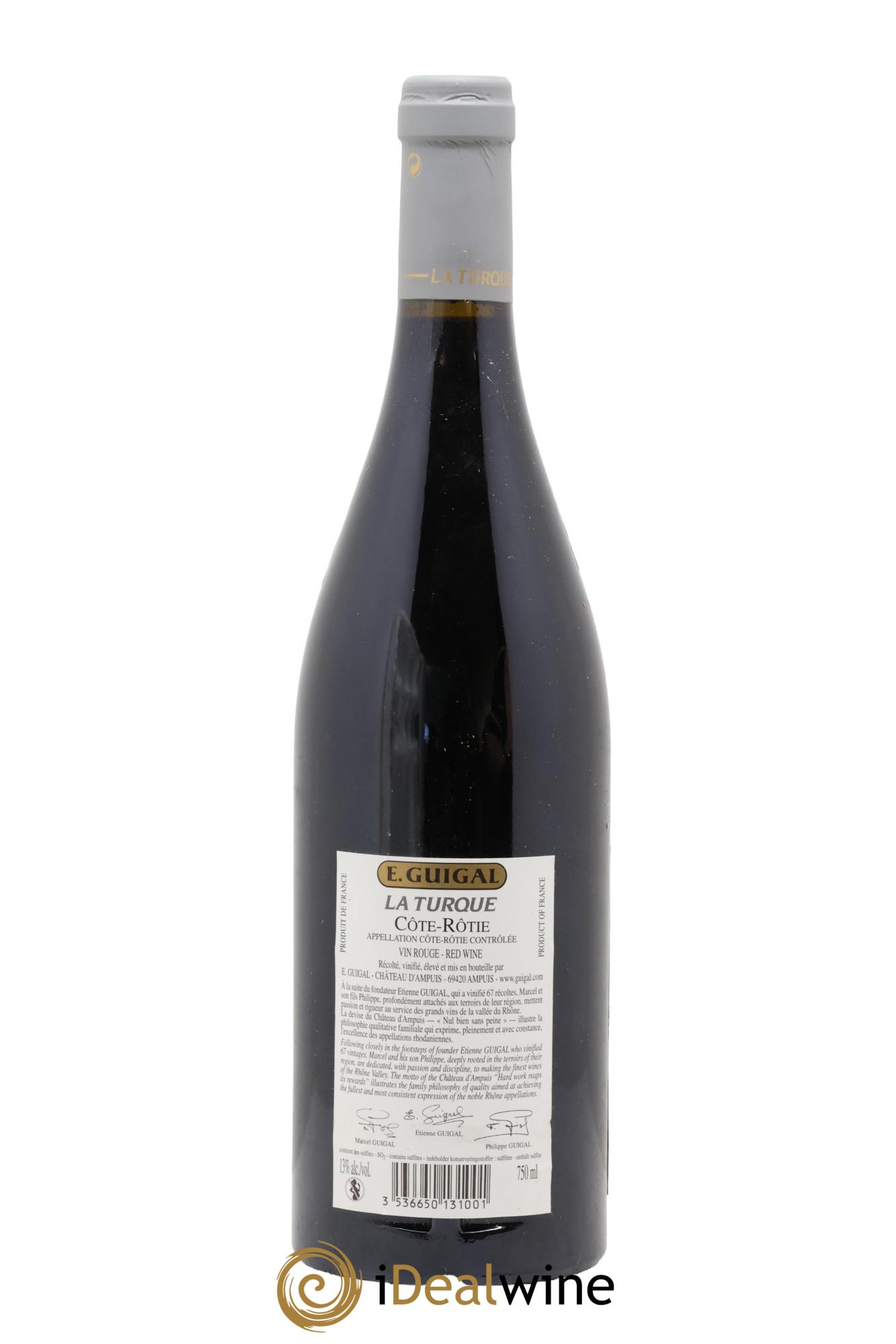 Côte-Rôtie La Turque Guigal 2005 - Lot of 1 bottle - 1