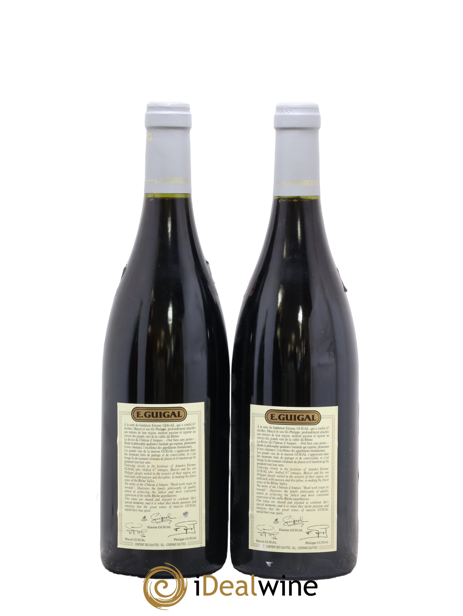 Côte-Rôtie La Turque Guigal 2003 - Posten von 2 Flaschen - 1