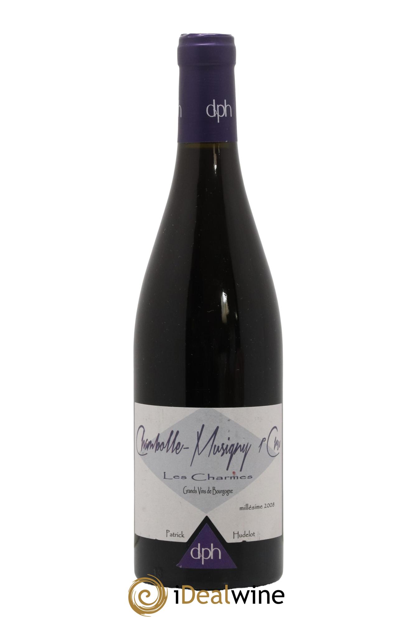 Chambolle-Musigny 1er Cru Les Charmes Patrick Hudelot 2008 - Lot de 1 bouteille - 0