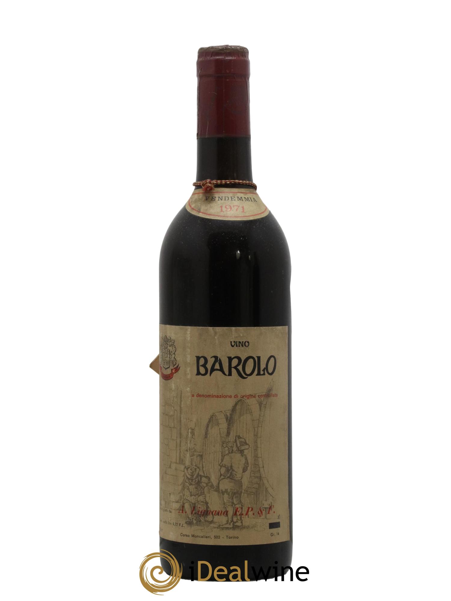Barolo Lignana 1971 - Lot de 1 bouteille - 0