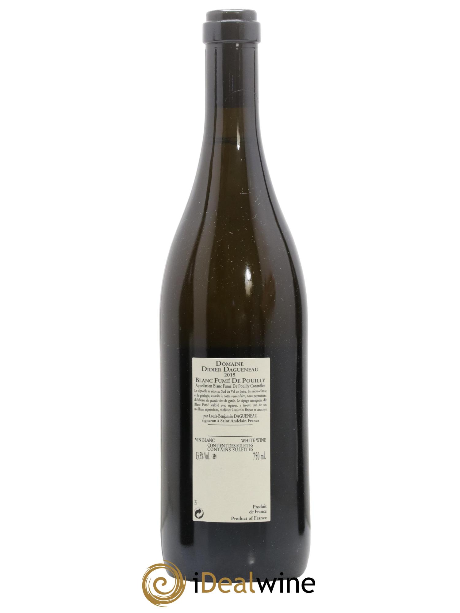 Pouilly-Fumé Buisson Renard Dagueneau (Domaine Didier - Louis-Benjamin) 2015 - Posten von 1 Flasche - 1