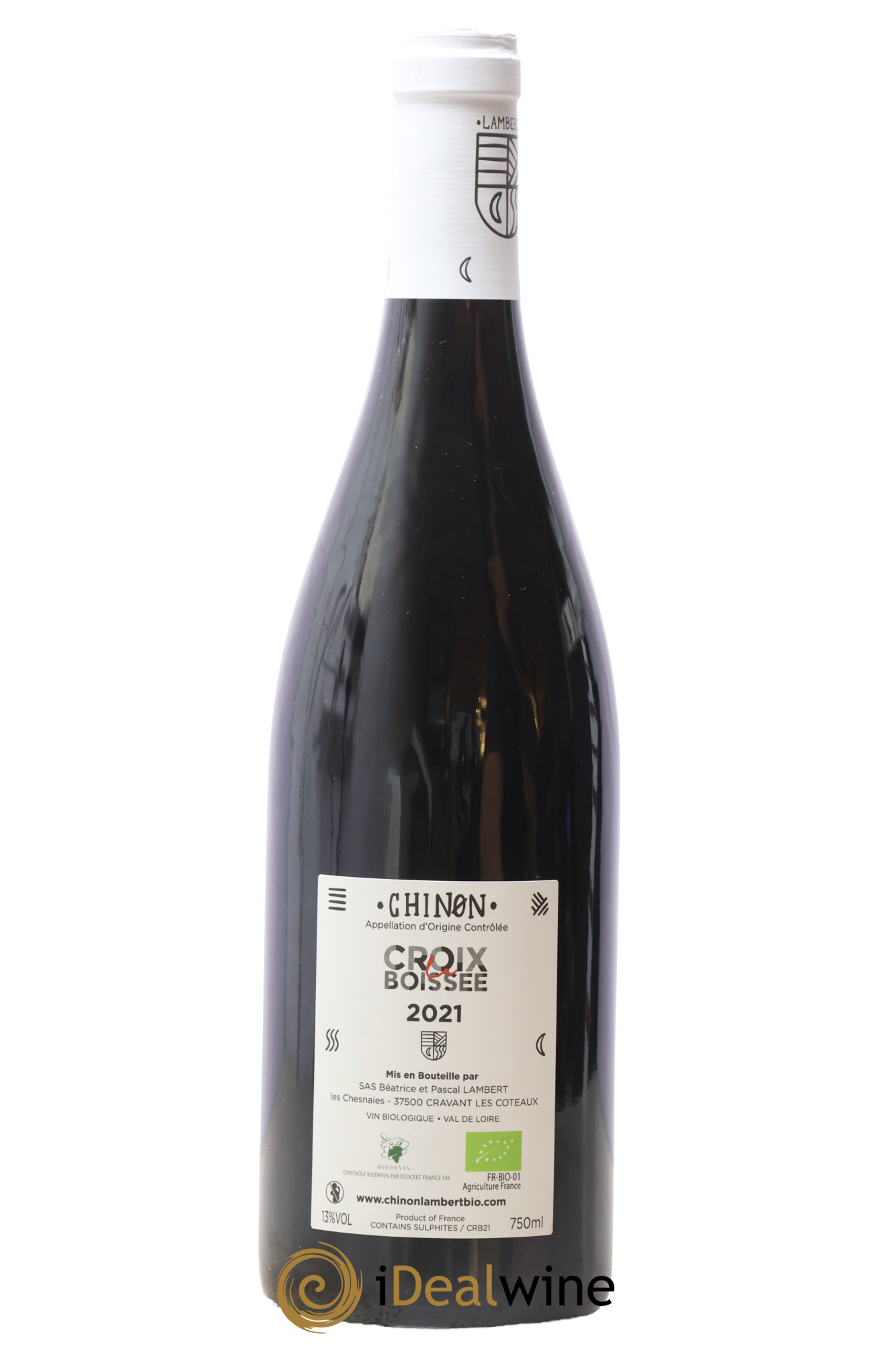 Chinon La Croix Boissée Domaine Lambert 2021 - Lot of 1 bottle - 1
