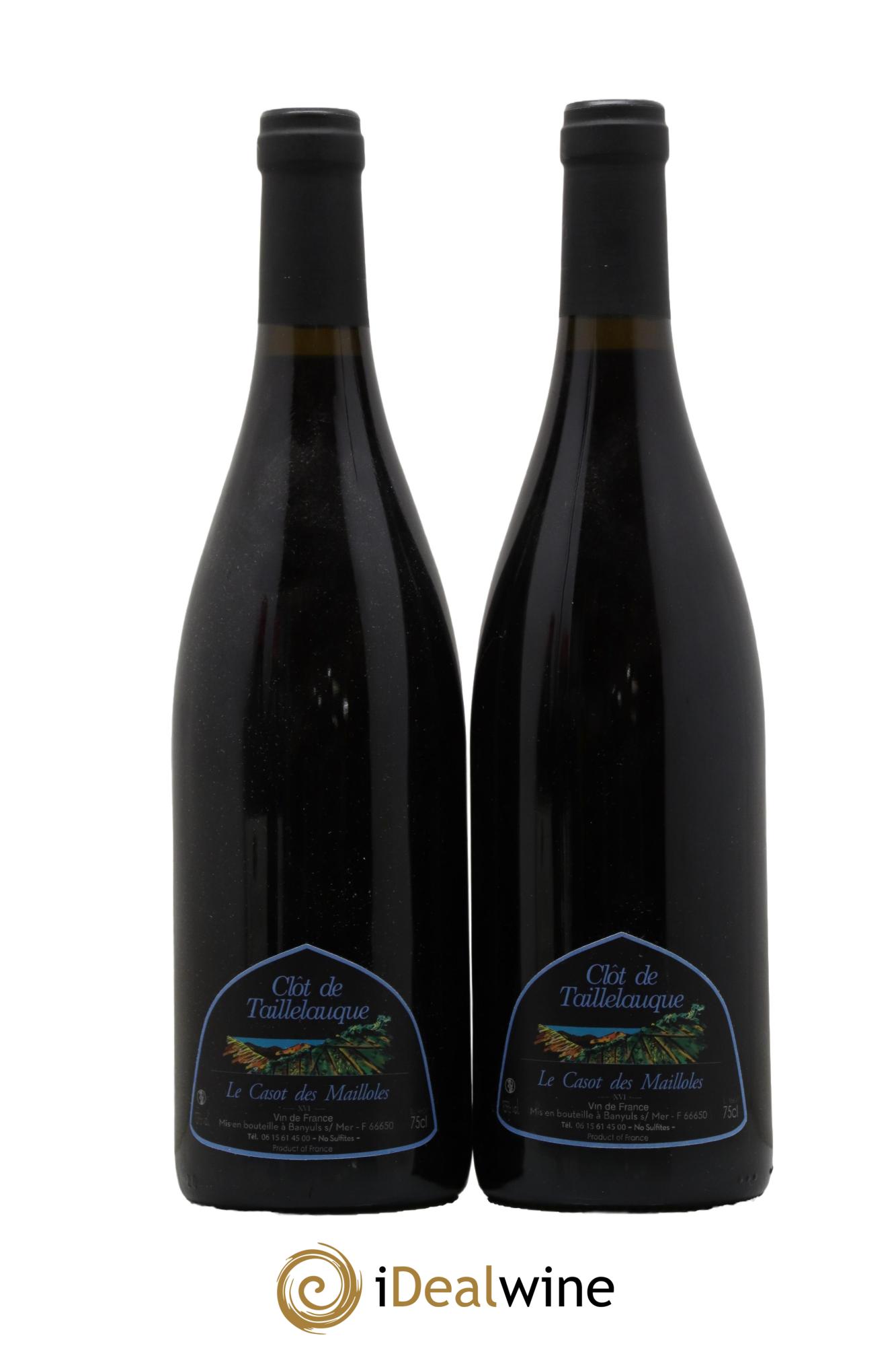 Vin de France Clôt de Taillelauque Le Casot des Mailloles 2016 - Lot de 2 bouteilles - 0