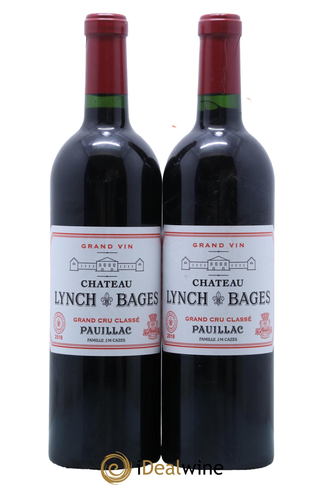 Château Lynch Bages 5ème Grand Cru Classé 2018 - Lot de 2 bouteilles - 0