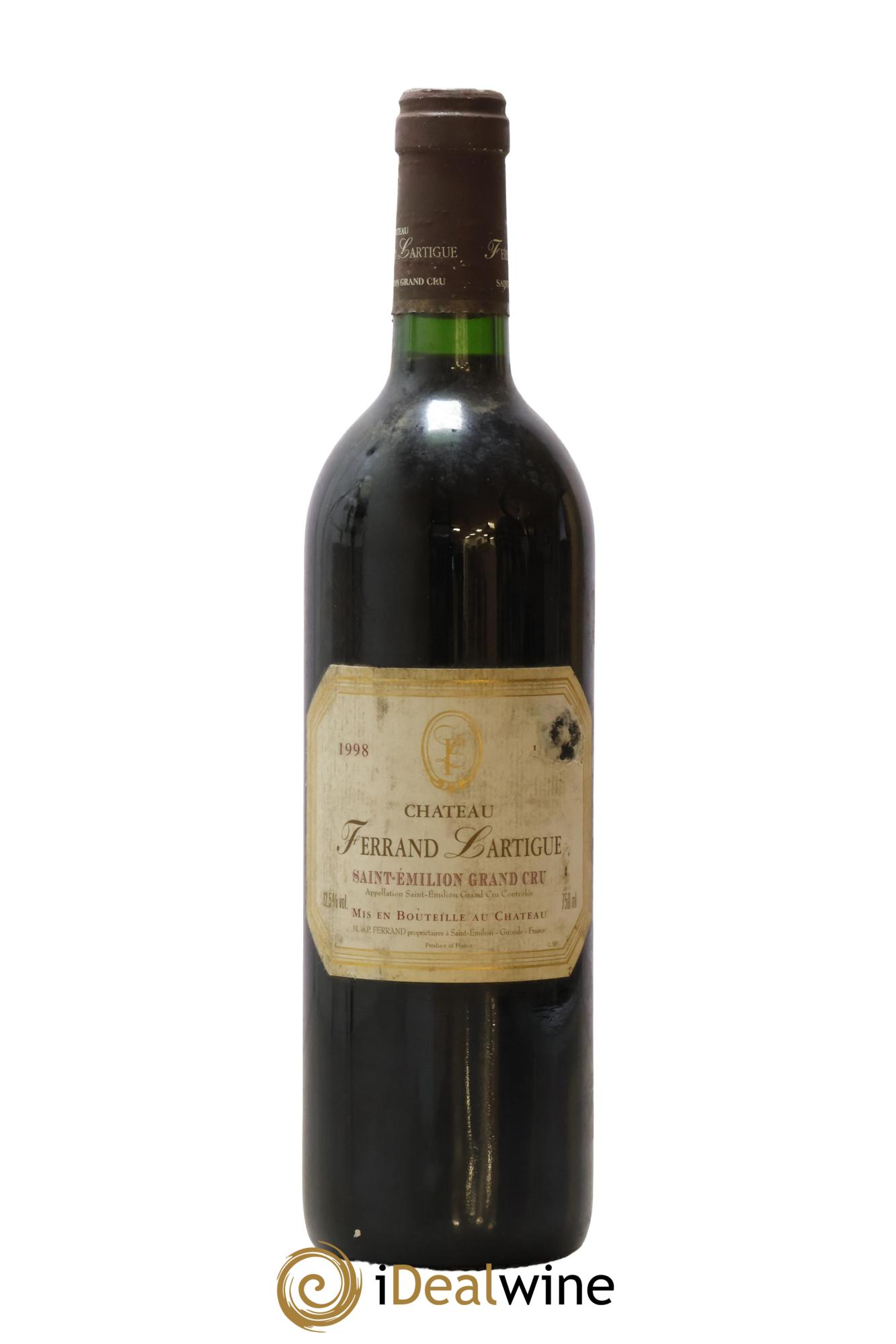 Château Ferrand Lartigue 1998 - Posten von 1 Flasche - 0