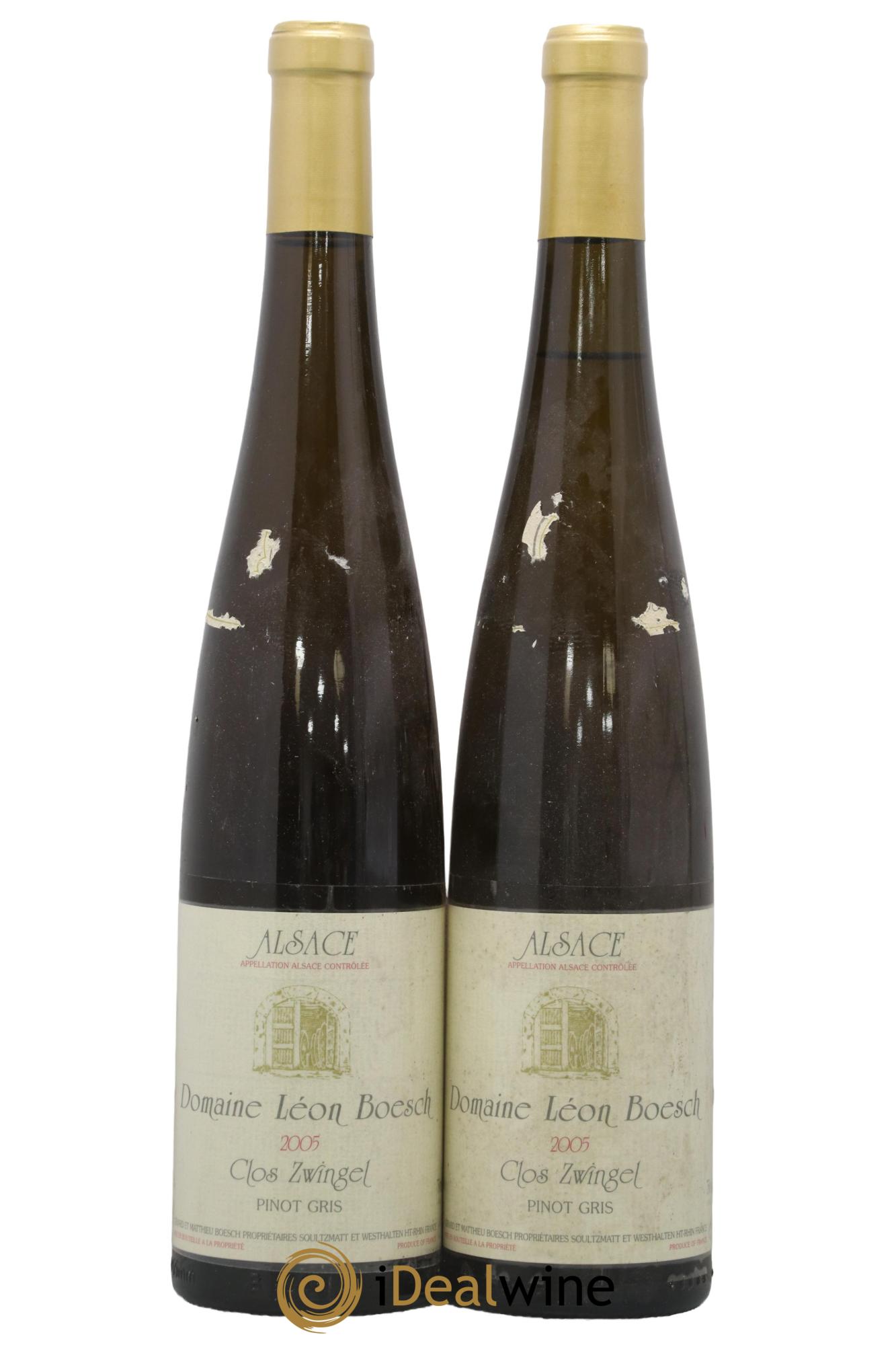 Alsace Pinot Gris Clos Zwingel 2005 - Posten von 2 Flaschen - 0