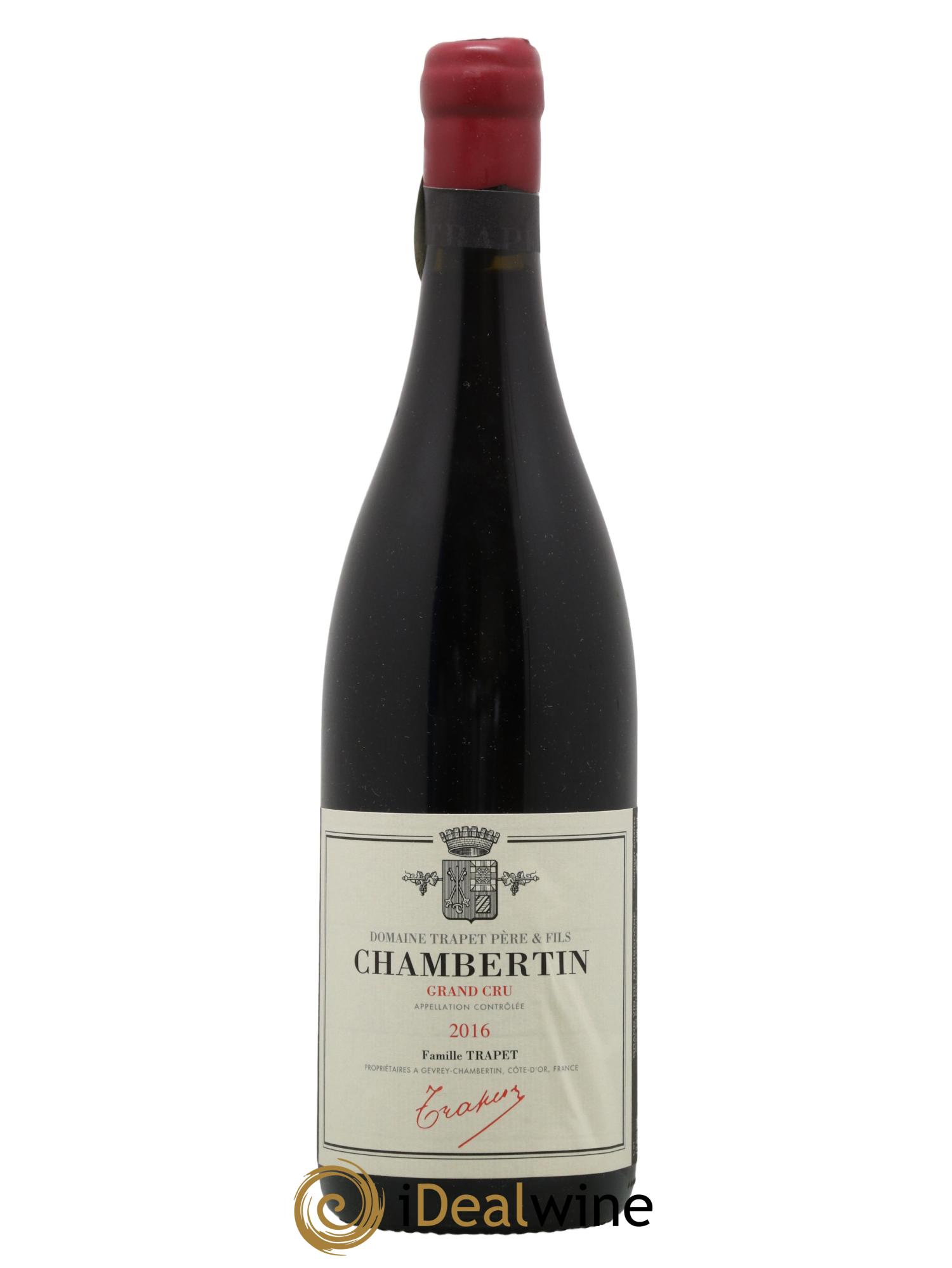 Chambertin Grand Cru Domaine Trapet 2016 - Lot de 1 bouteille - 0