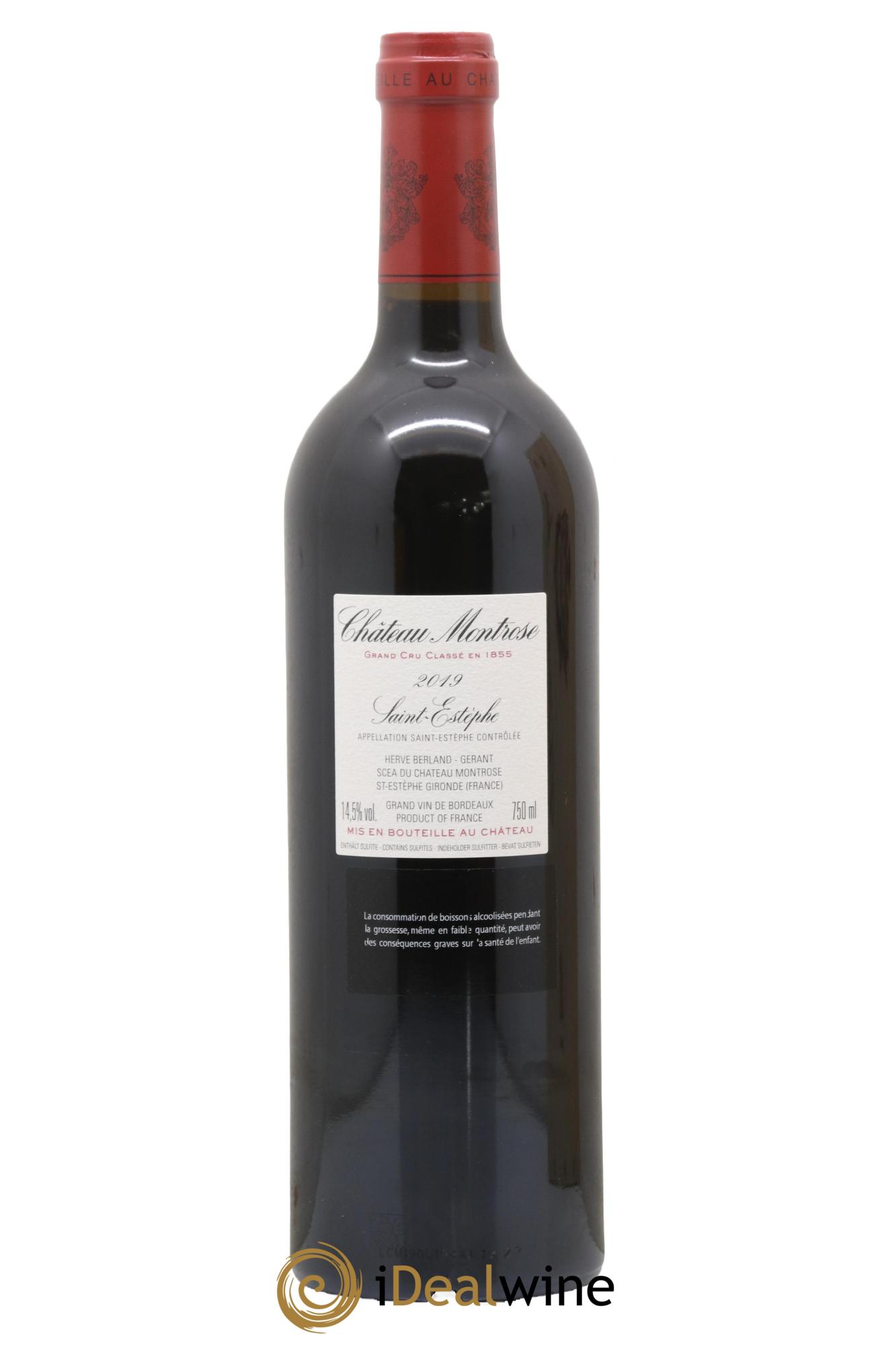 Château Montrose 2ème Grand Cru Classé 2019 - Lot de 1 bouteille - 2