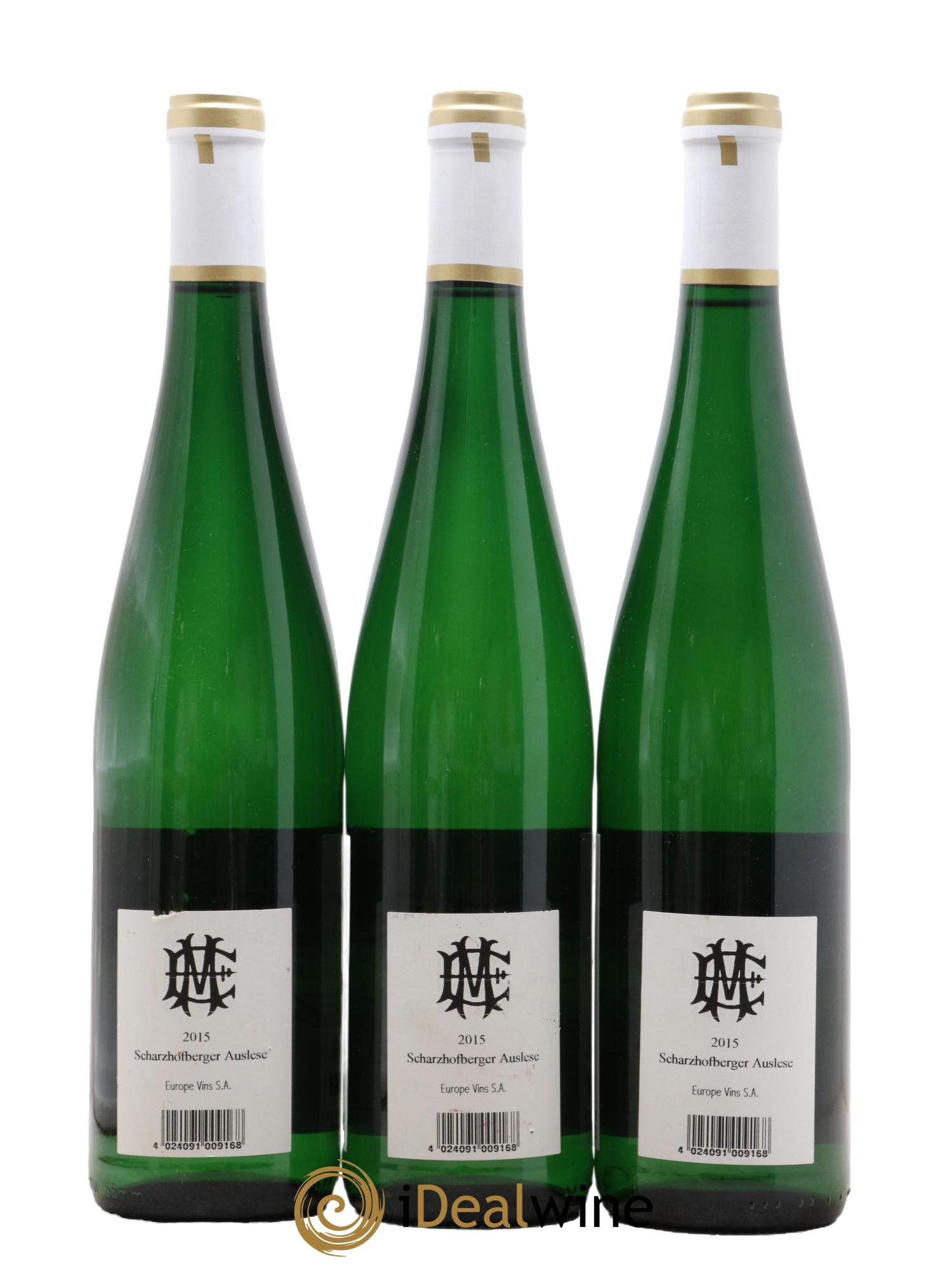 Riesling Scharzhofberger Auslese Egon Muller  2015 - Lotto di 3 bottiglie - 1