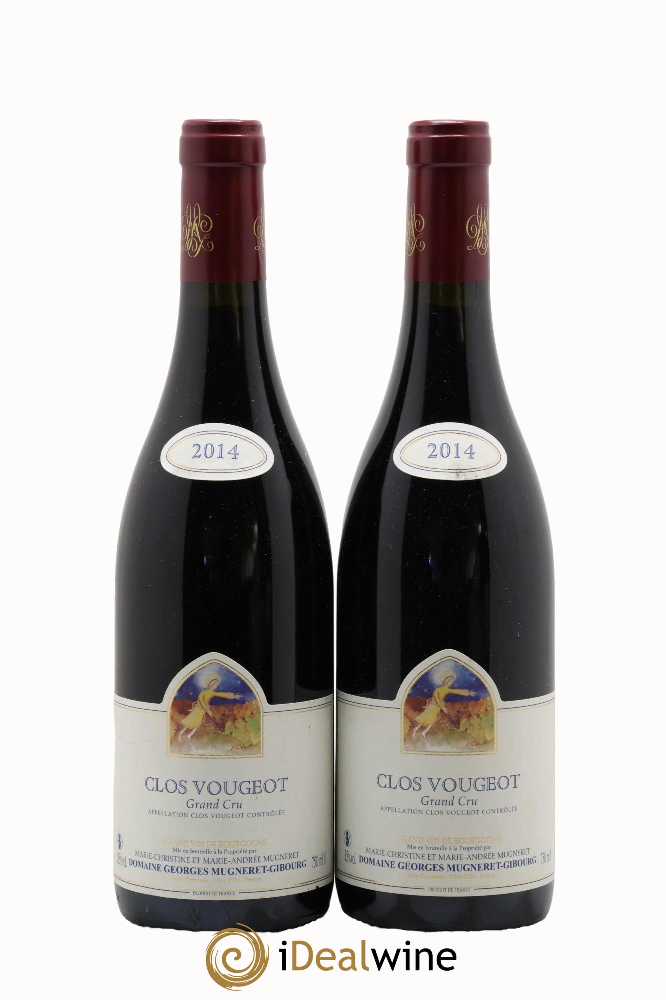 Clos de Vougeot Grand Cru Georges Mugneret-Gibourg (Domaine) 2014 - Lot de 2 bouteilles - 0