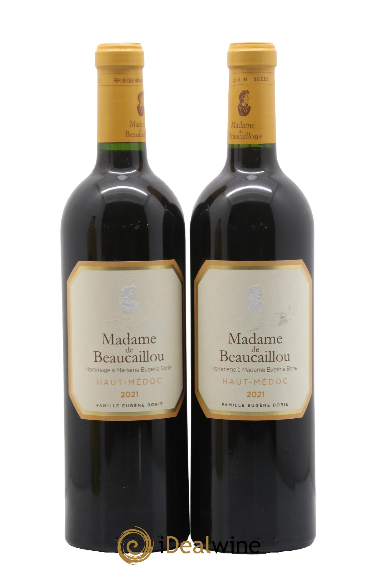 Haut Médoc Madame de Beaucaillou 2021 - Lot de 2 bouteilles - 0