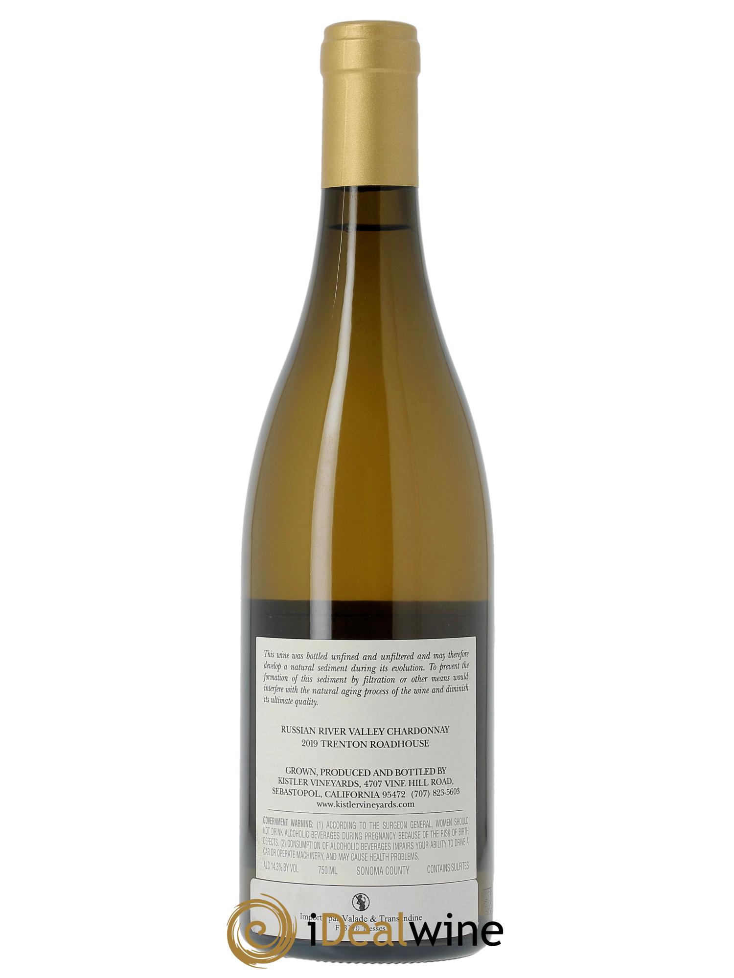 Russian River Kistler Chardonnay Trenton Road Hosue 2019 - Lotto di 1 bottiglia - 1