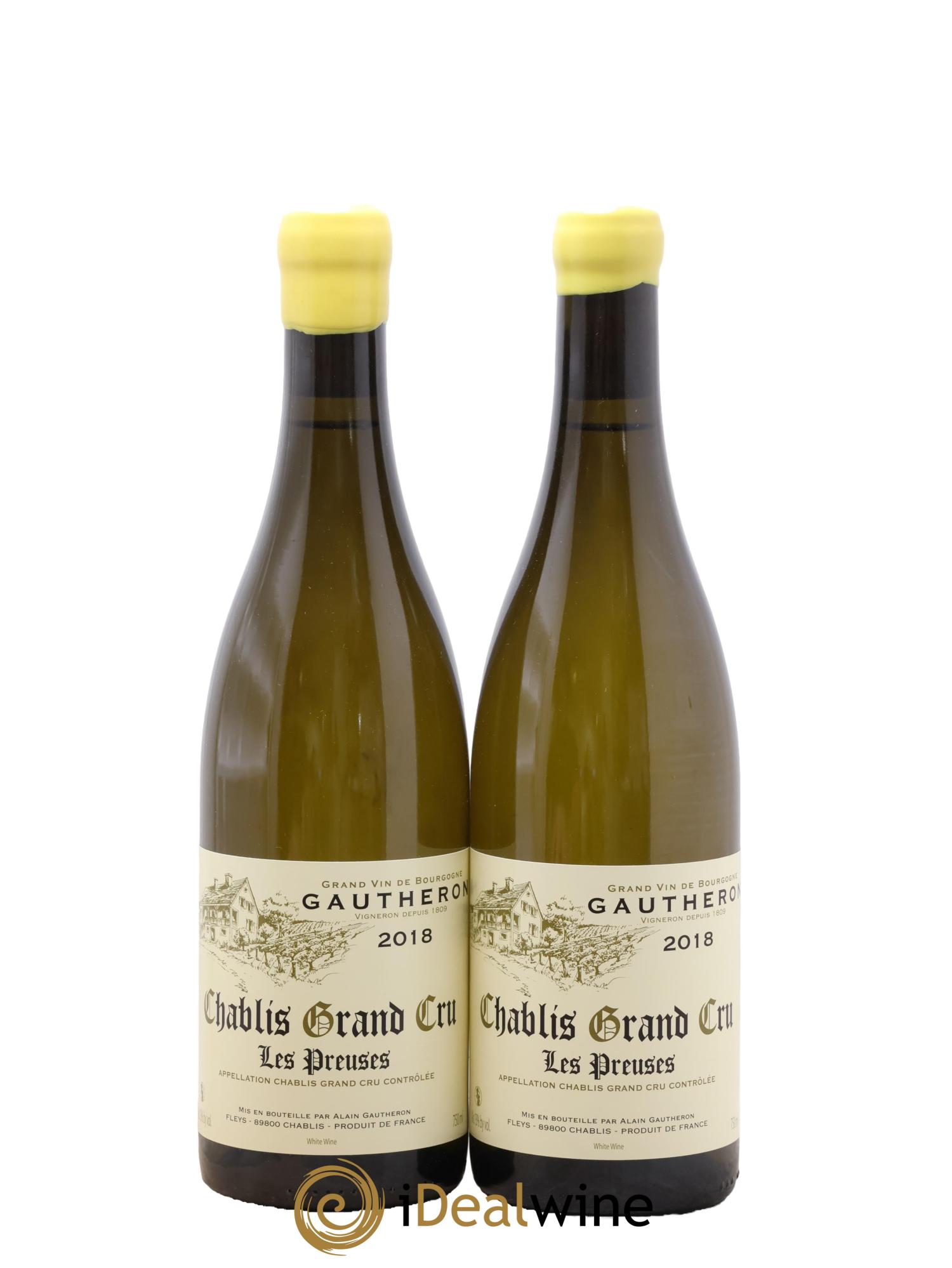 Chablis Grand Cru Preuses Gautheron 2018 - Lot de 2 bouteilles - 0