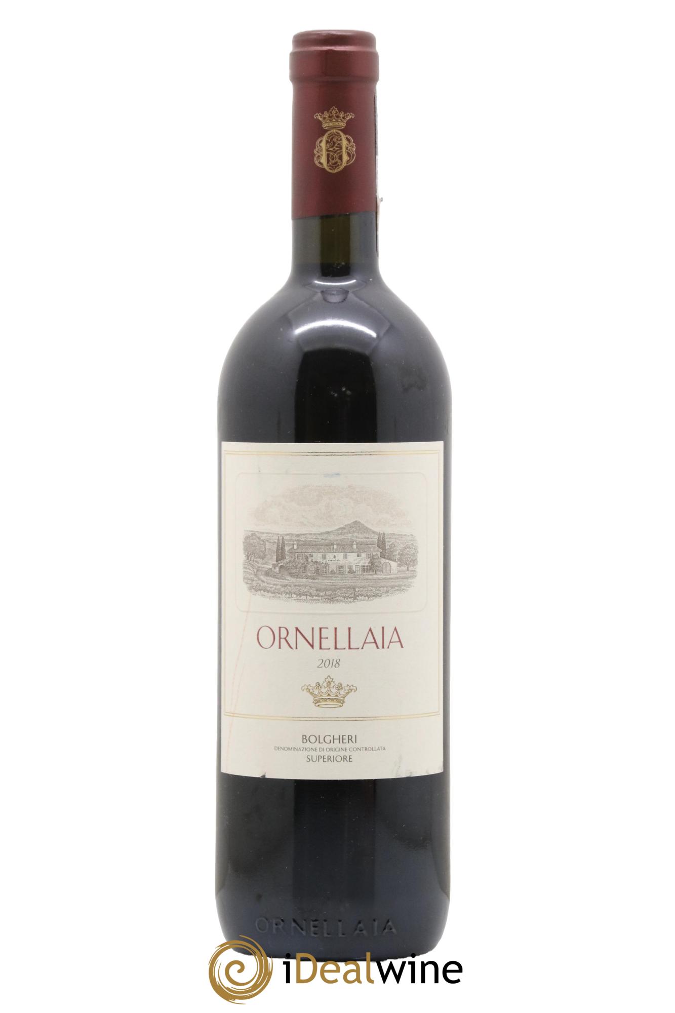 Bolgheri DOC Superiore Ornellaia Tenuta Dell'Ornellaia - Frescobaldi 2018 - Lot de 1 bouteille - 0