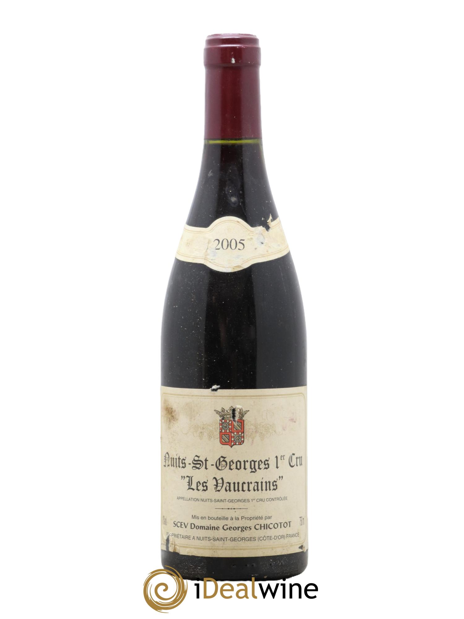 Nuits-Saint-Georges 1er Cru Les Vaucrains Chicotot 2005 - Lot de 1 bouteille - 0