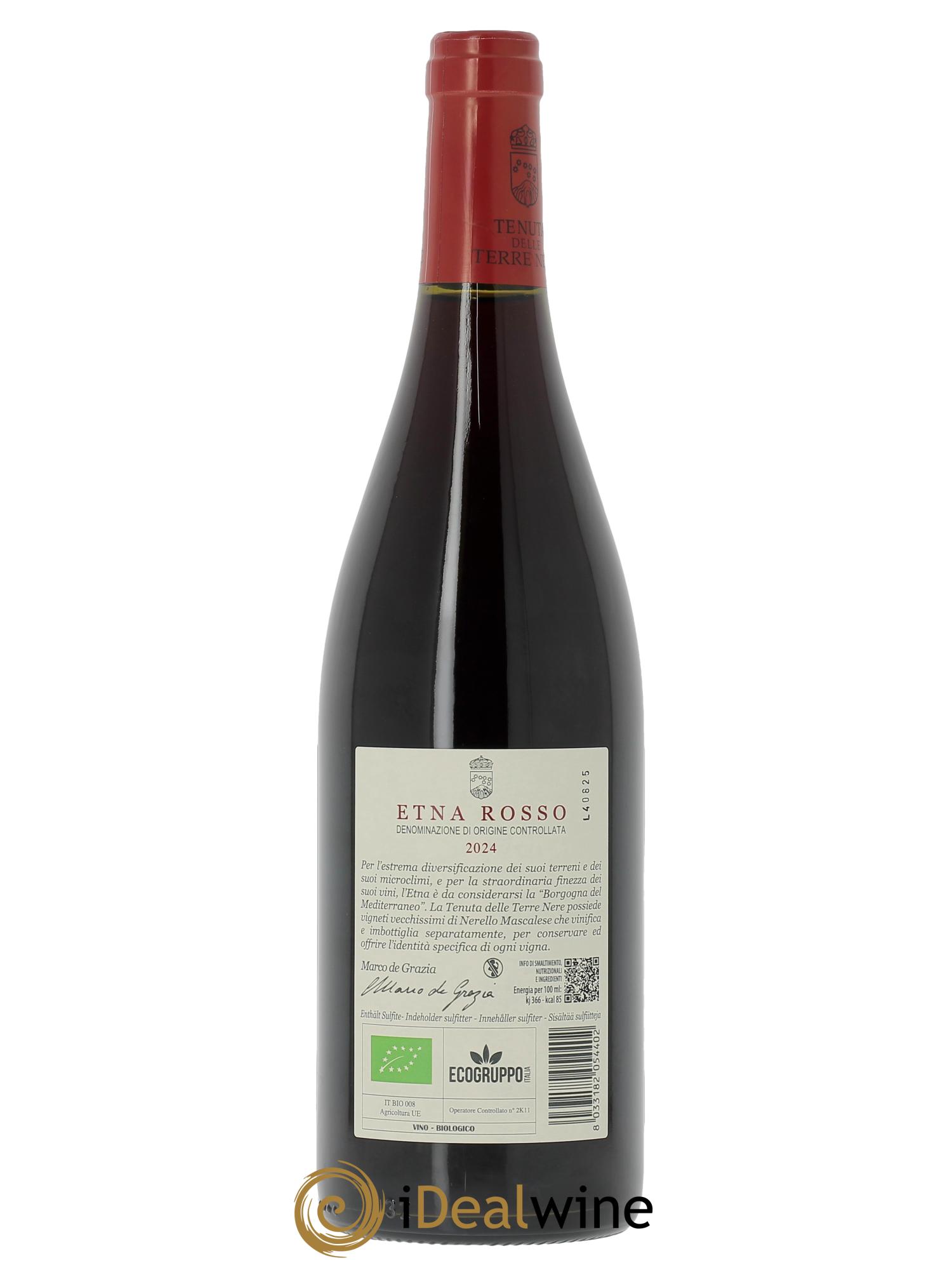 Etna Rosso DOC Tenuta delle Terre Nere  2024 - Lot de 1 bouteille - 1