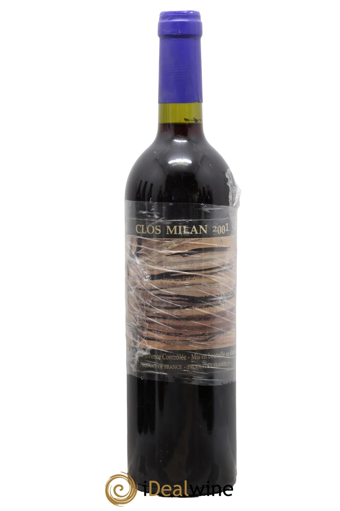 Baux de Provence Clos Milan Henri Milan 2001 - Lot of 1 bottle - 0