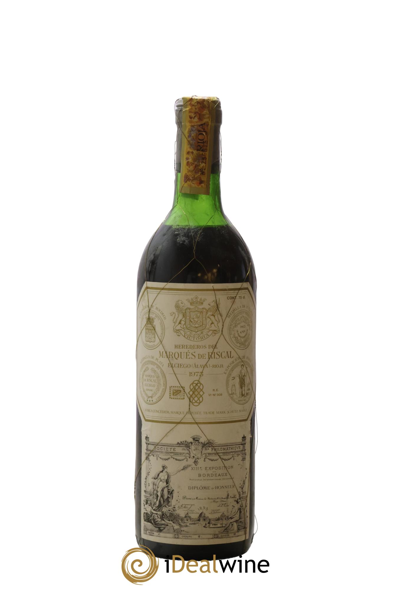 Rioja DOCA Marques de Riscal 1975 - Lot of 1 bottle - 0