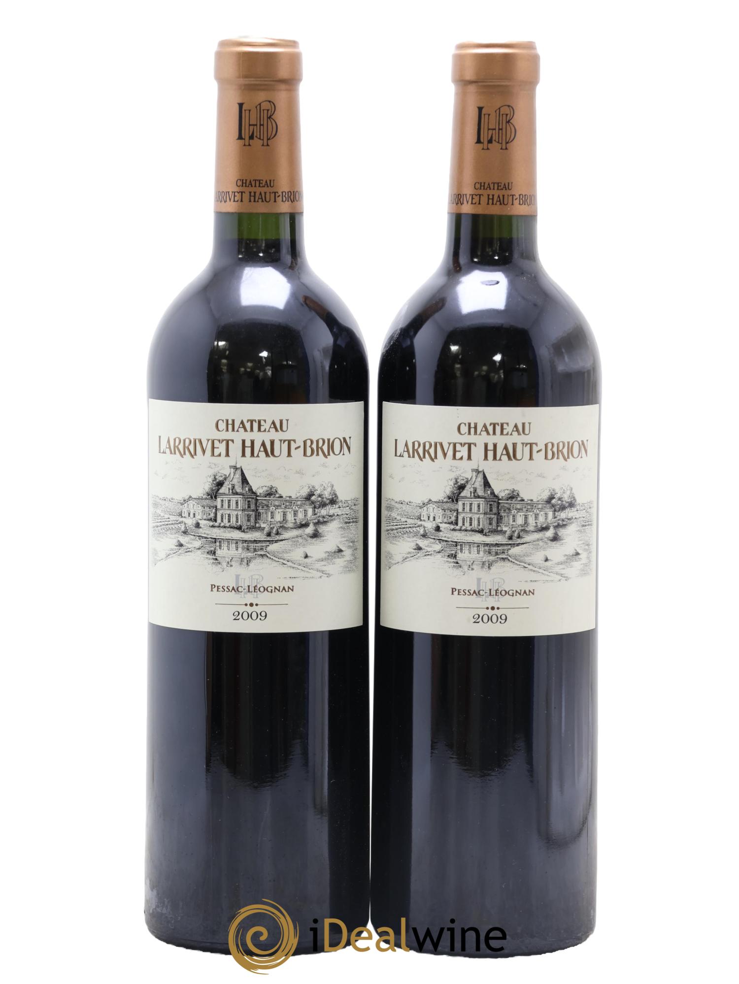 Château Larrivet Haut-Brion 2009 - Lot de 2 bouteilles - 0