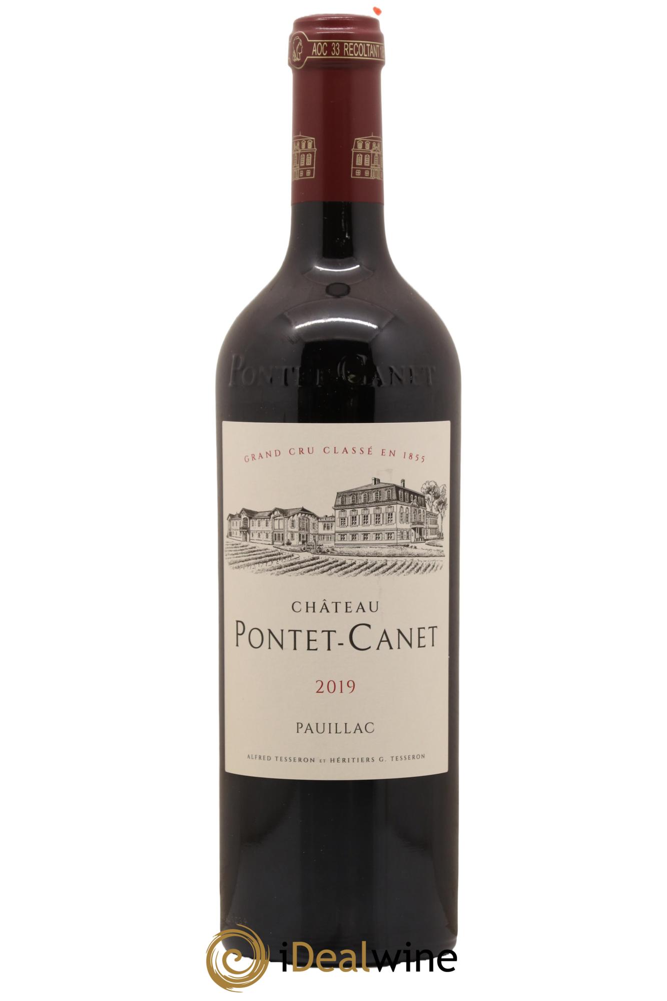 Château Pontet Canet 5ème Grand Cru Classé 2019 - Lot de 1 bouteille - 0