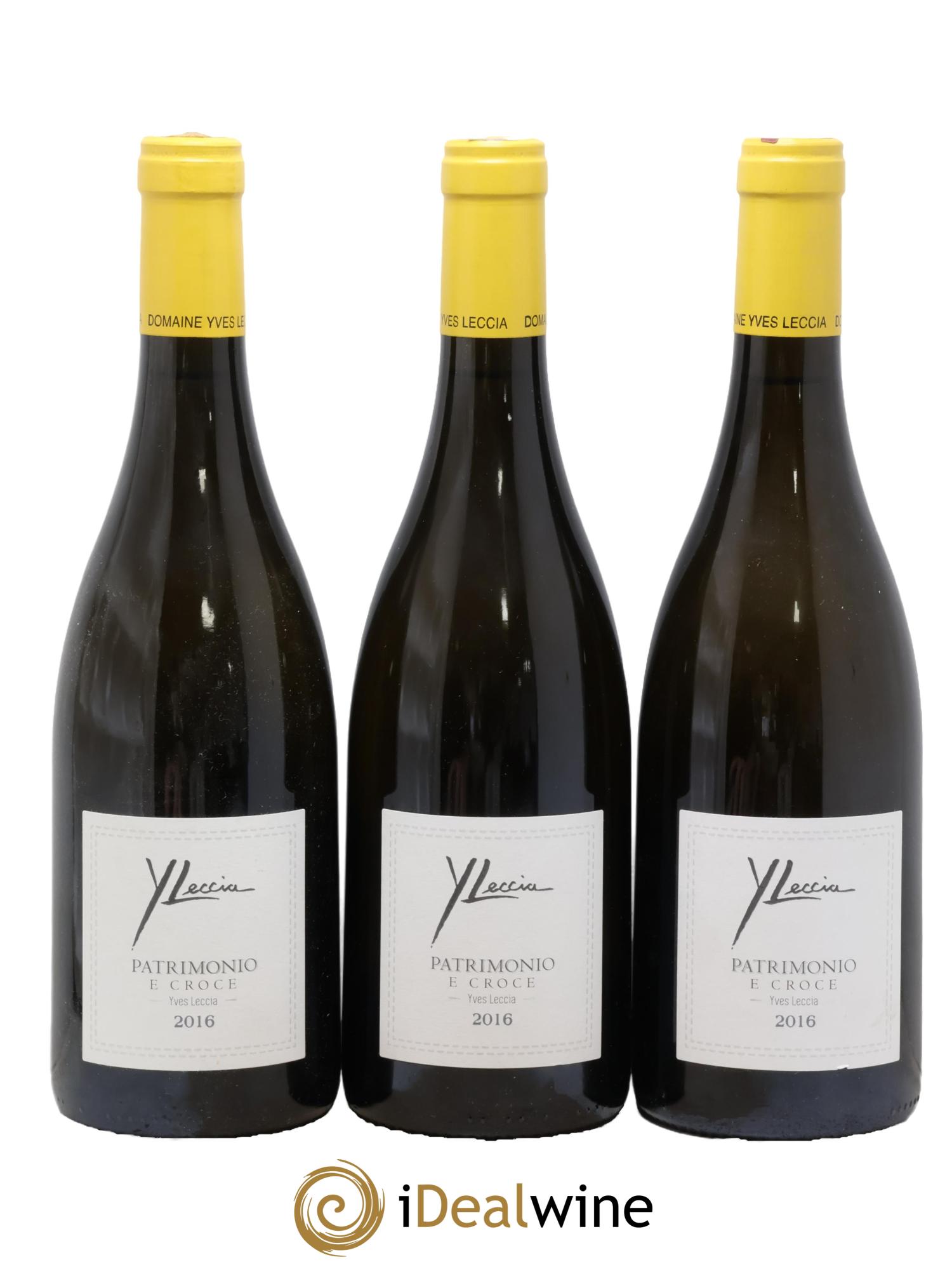 Patrimonio E. Croce Yves Leccia (Domaine) 2016 - Lot de 3 bouteilles - 0