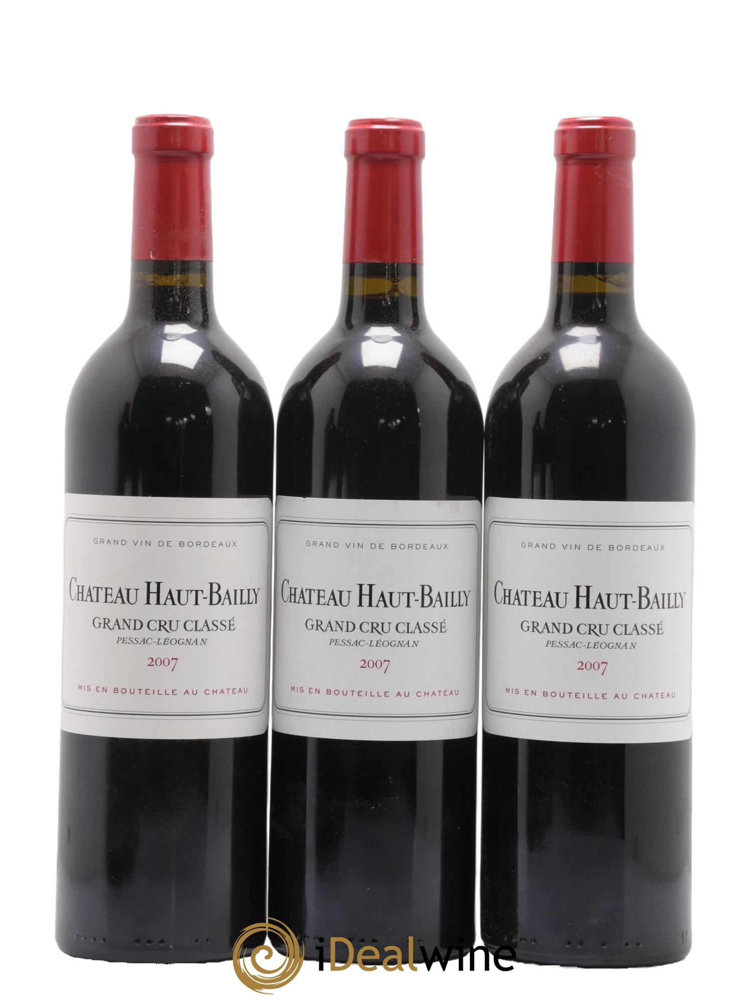 Château Haut-Bailly Cru Classé de Graves 2007 - Lot de 6 bouteilles - 2